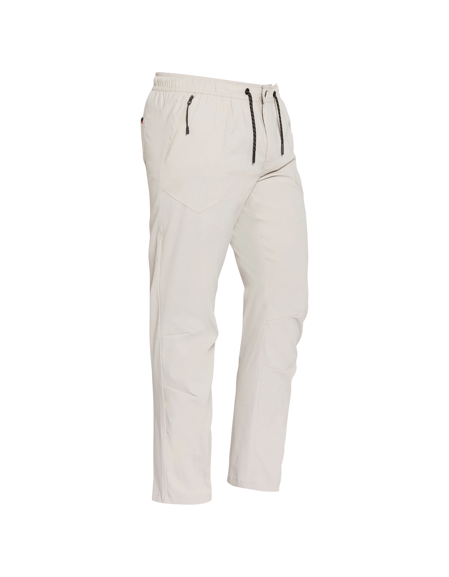 Light gray chino-jogger pants