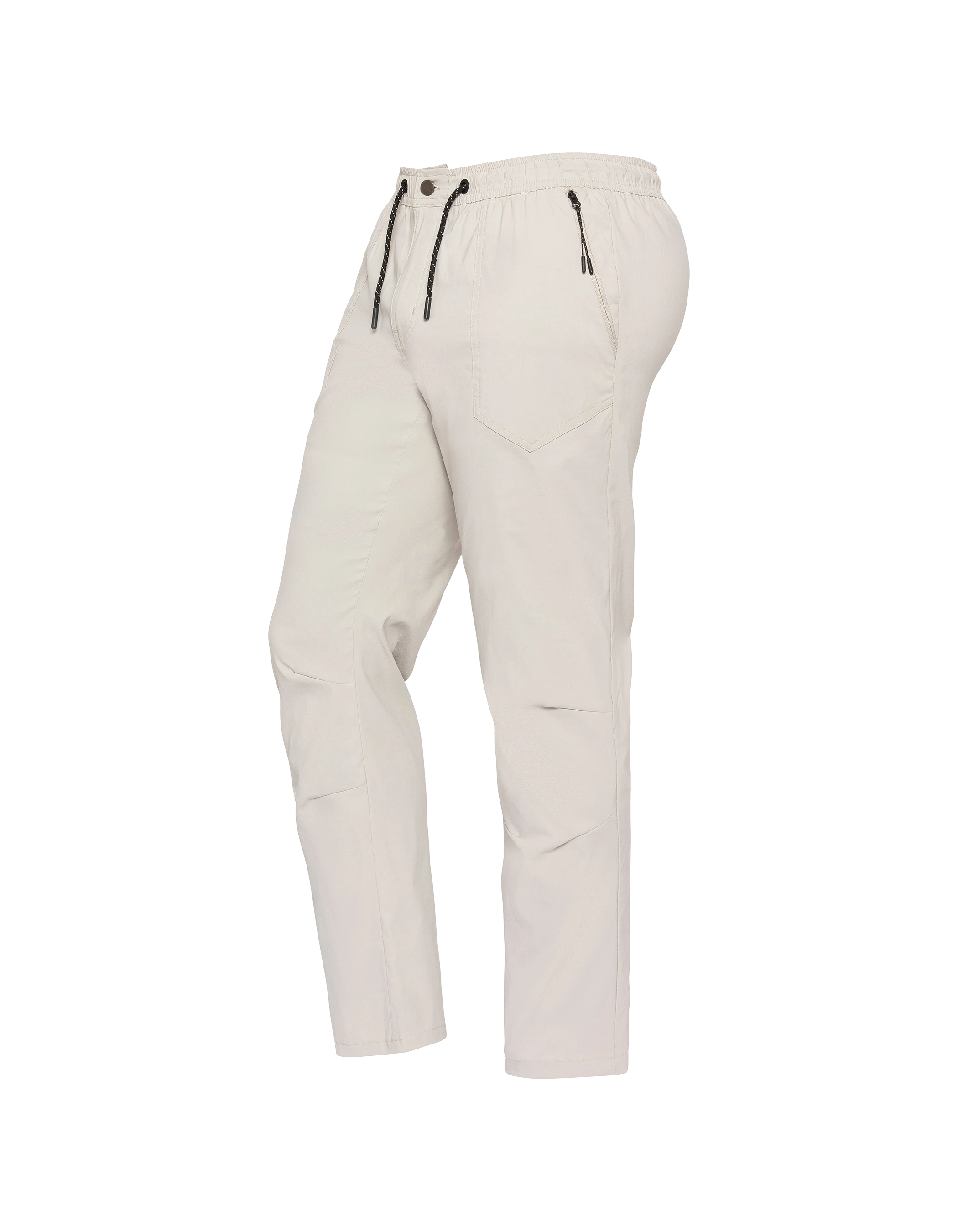 Light gray chino-jogger pants-4
