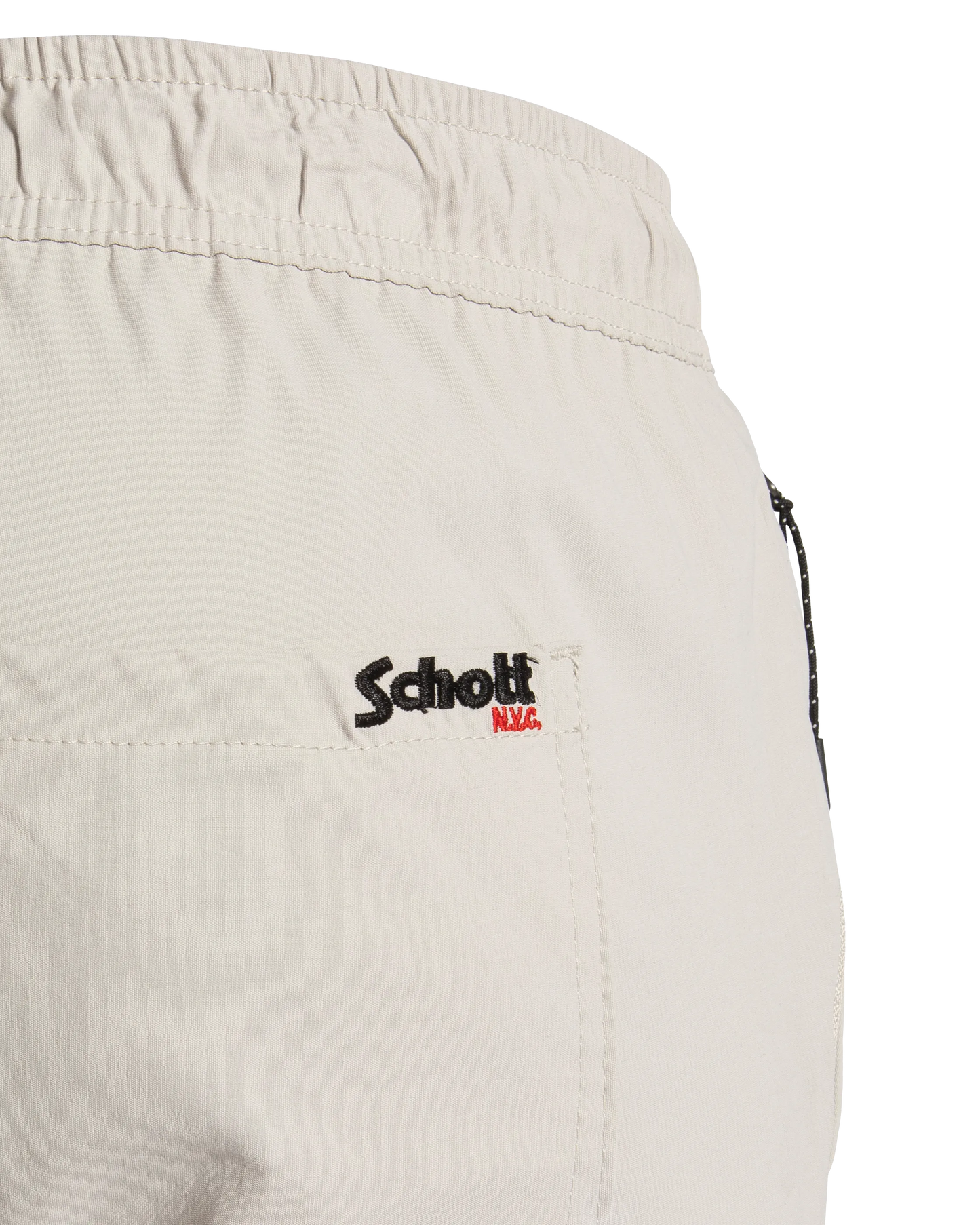 Light gray chino-jogger pants