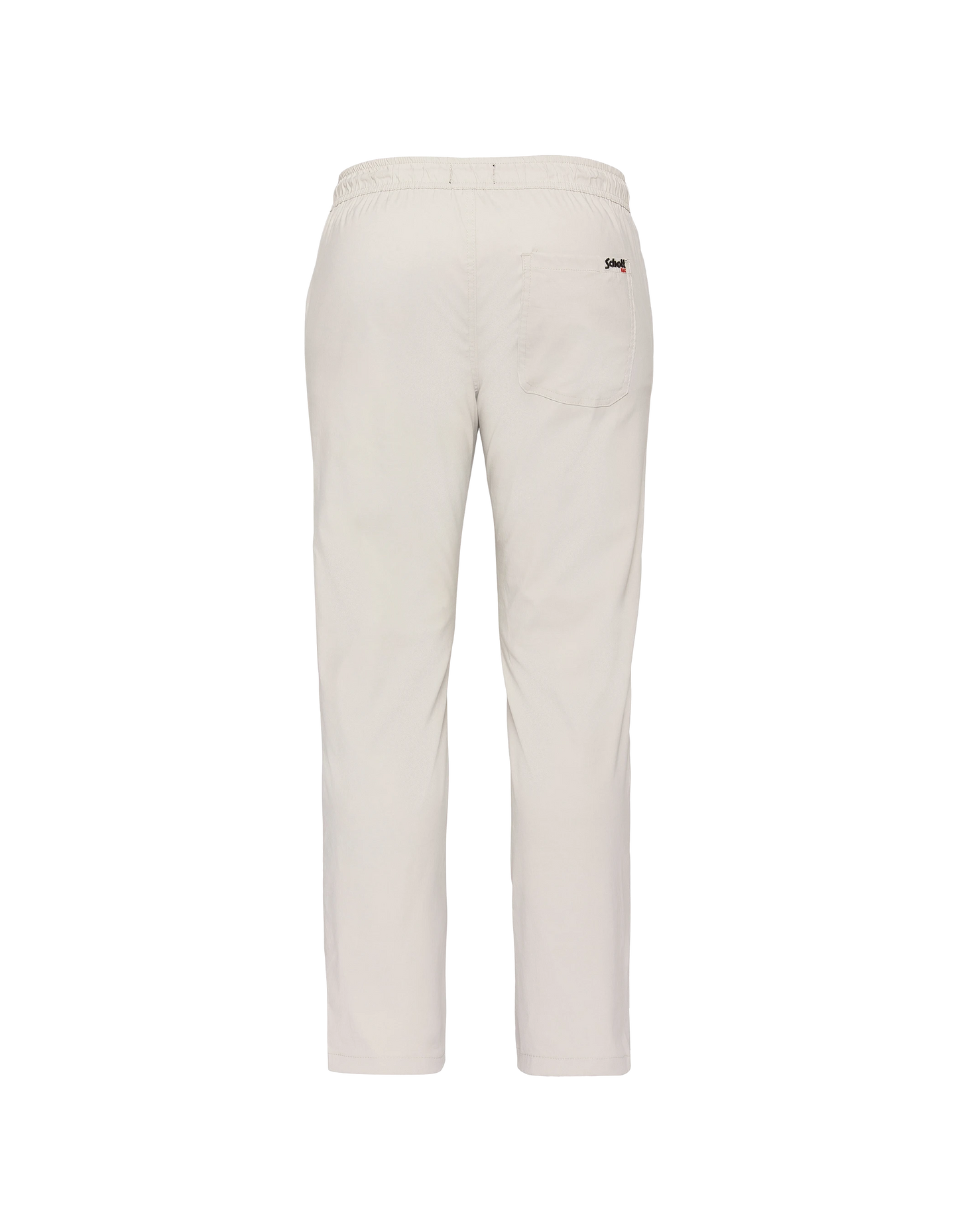Light gray chino-jogger pants