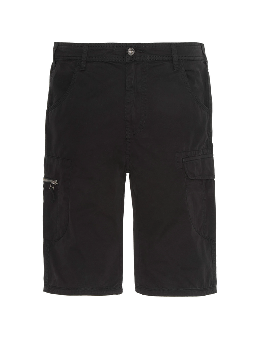 Black cargo shorts