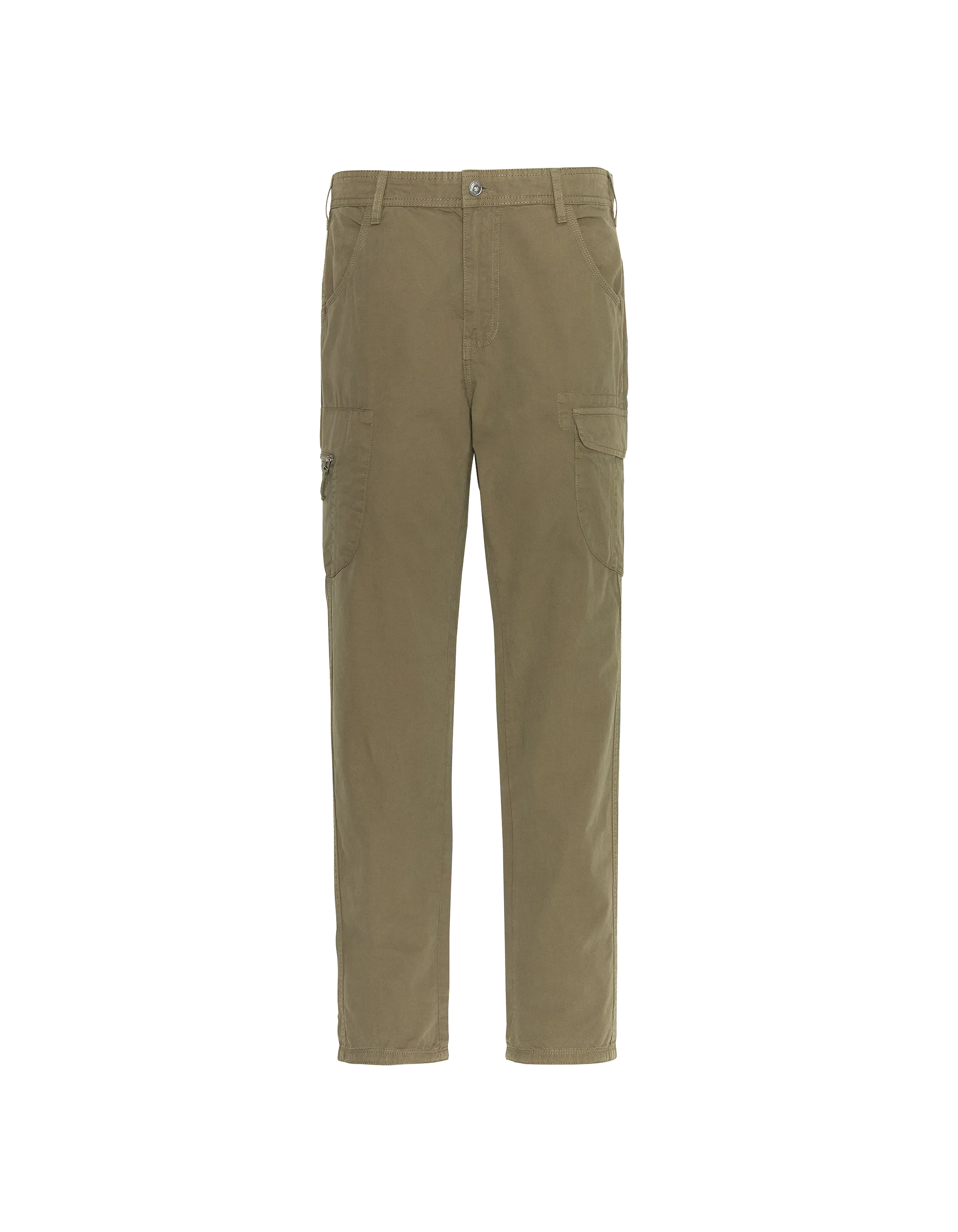 Pantaloni cargo kaki-1