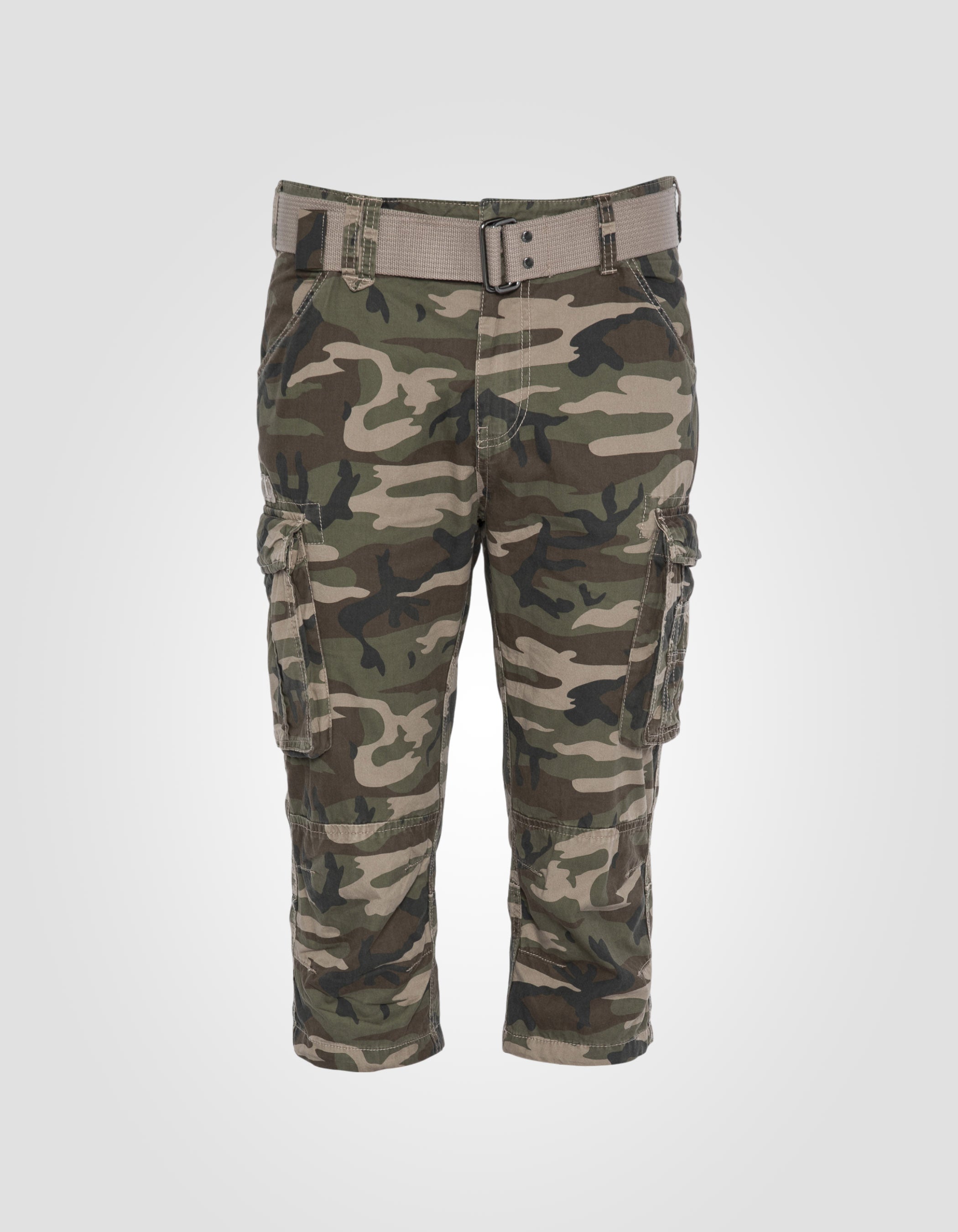 Pantacourt mimetico Khaki-1