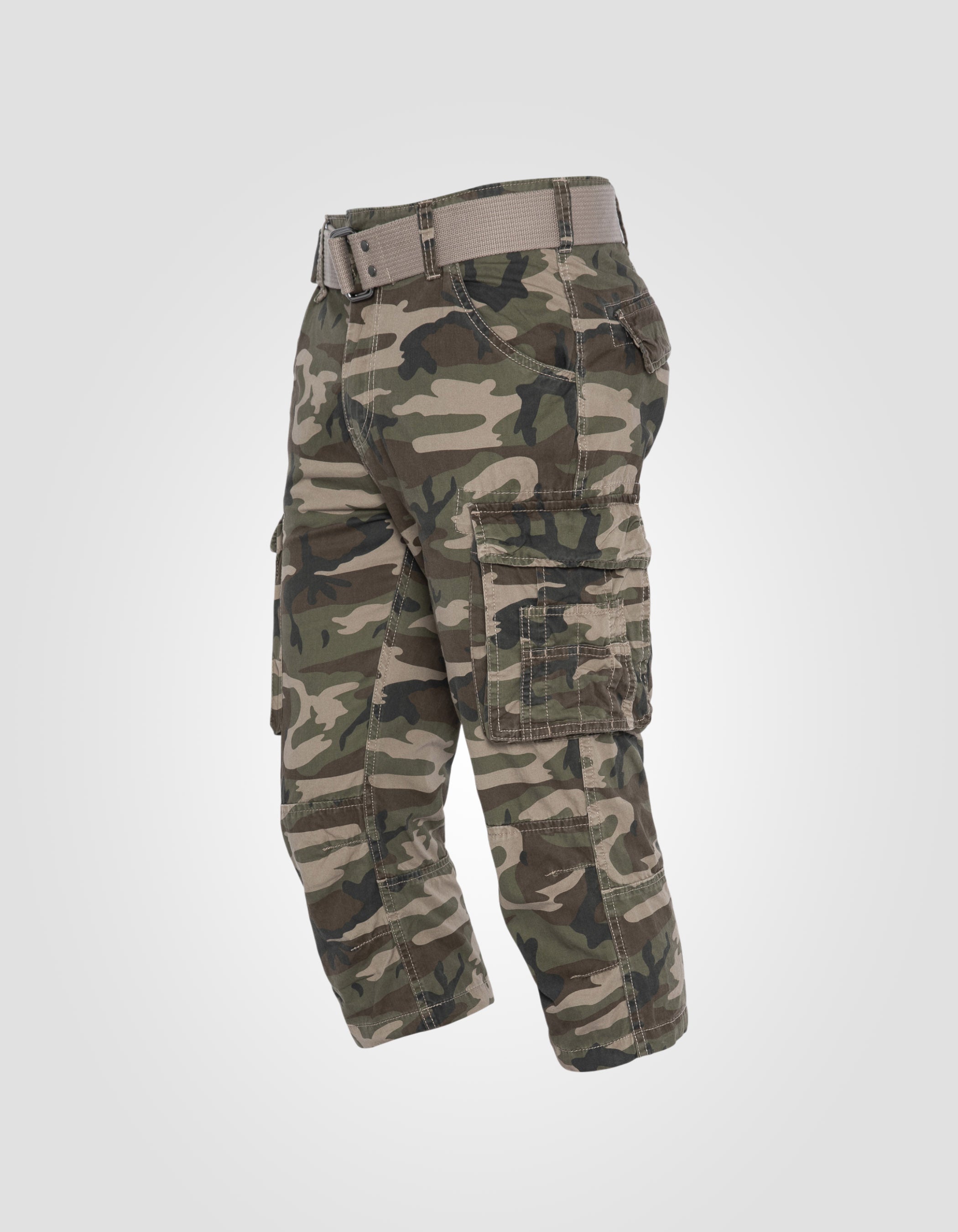 Pantacourt mimetico Khaki-4