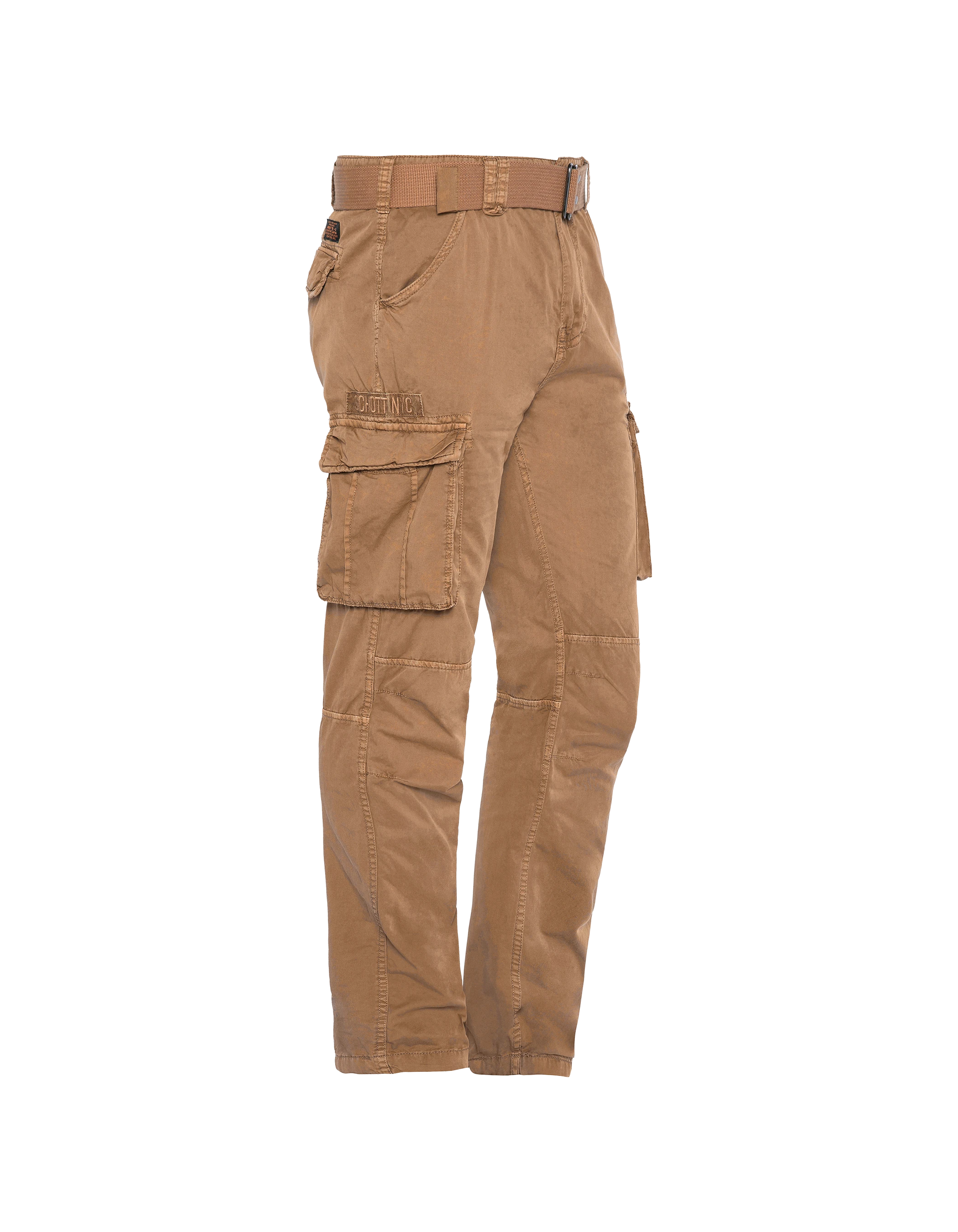Multipoche beige slim cargo pants-3