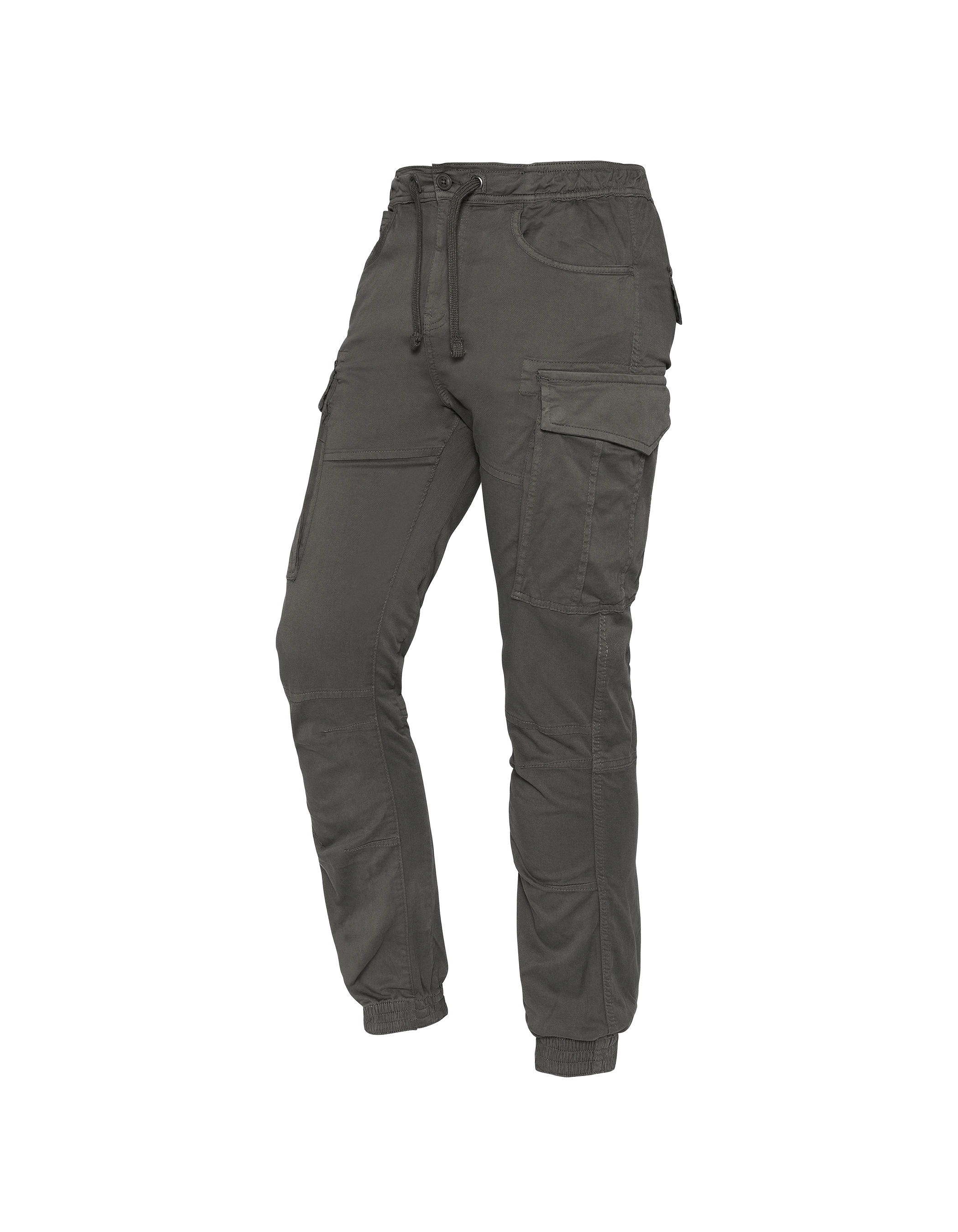 Charcoal running cargo pants-4