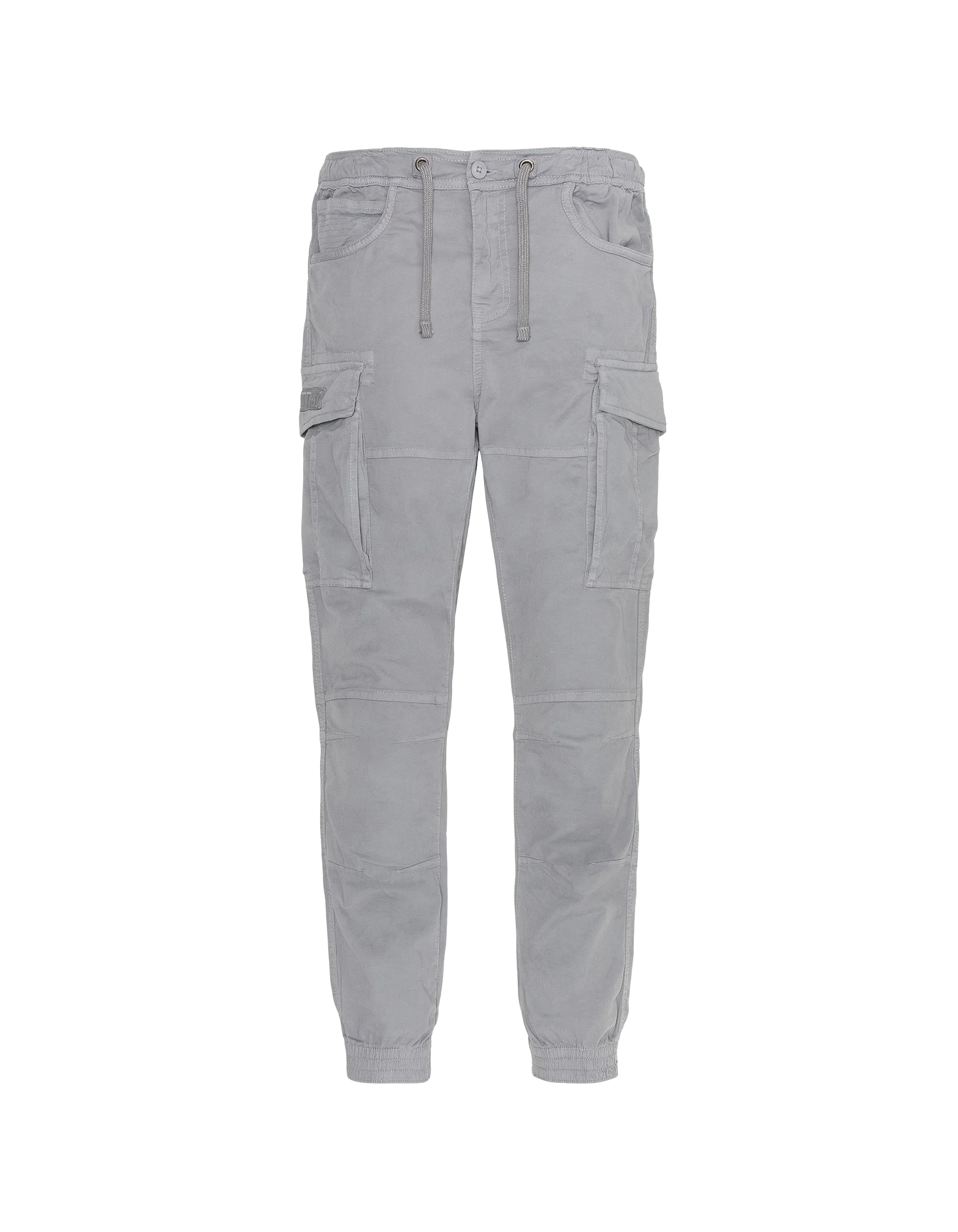 Pantalones de carga gris claro