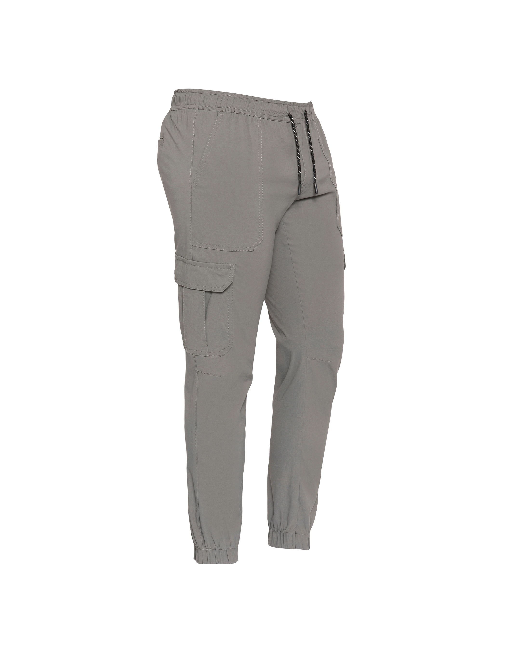 Charcoal cargo jogger pants-3