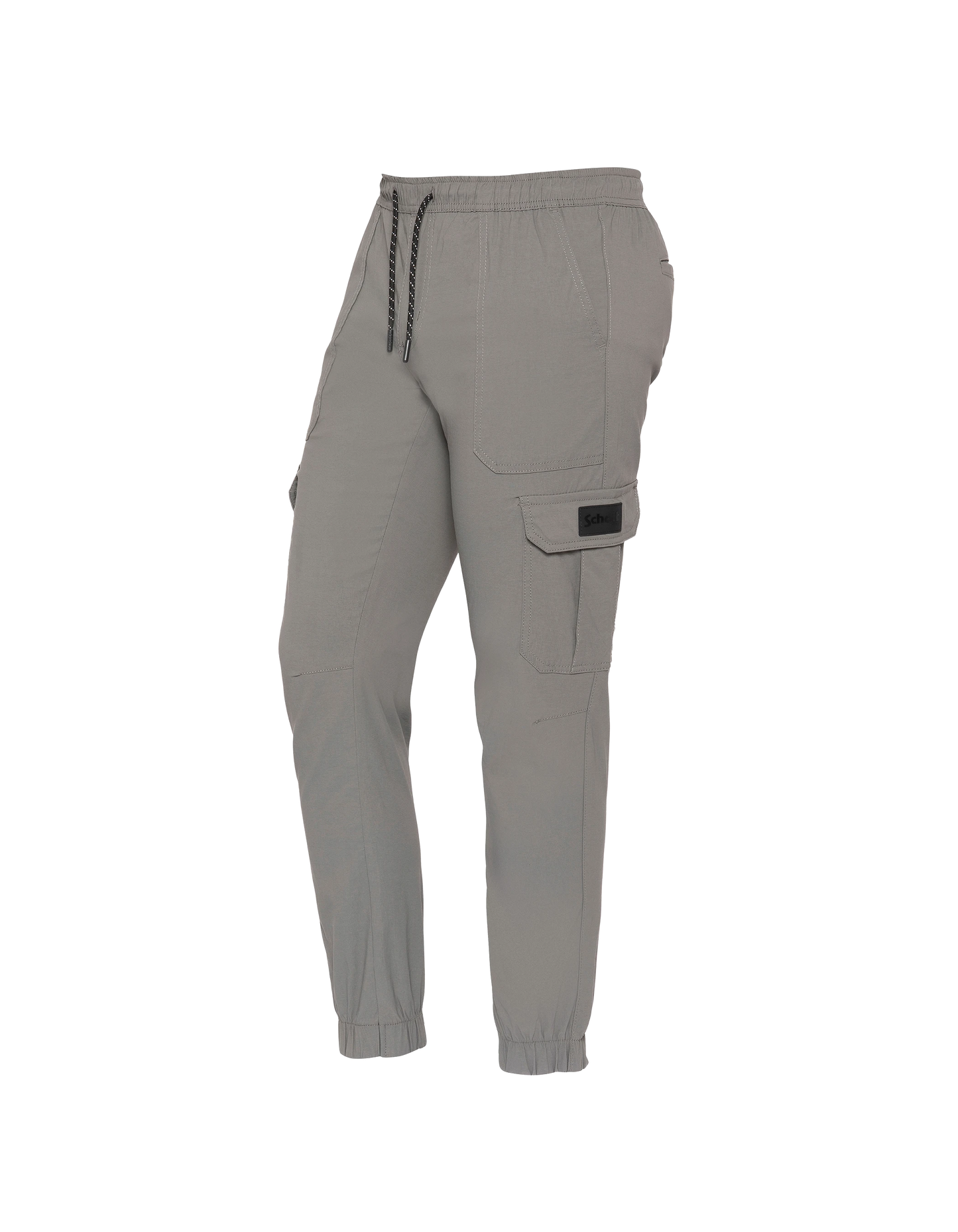 Charcoal cargo jogger pants
