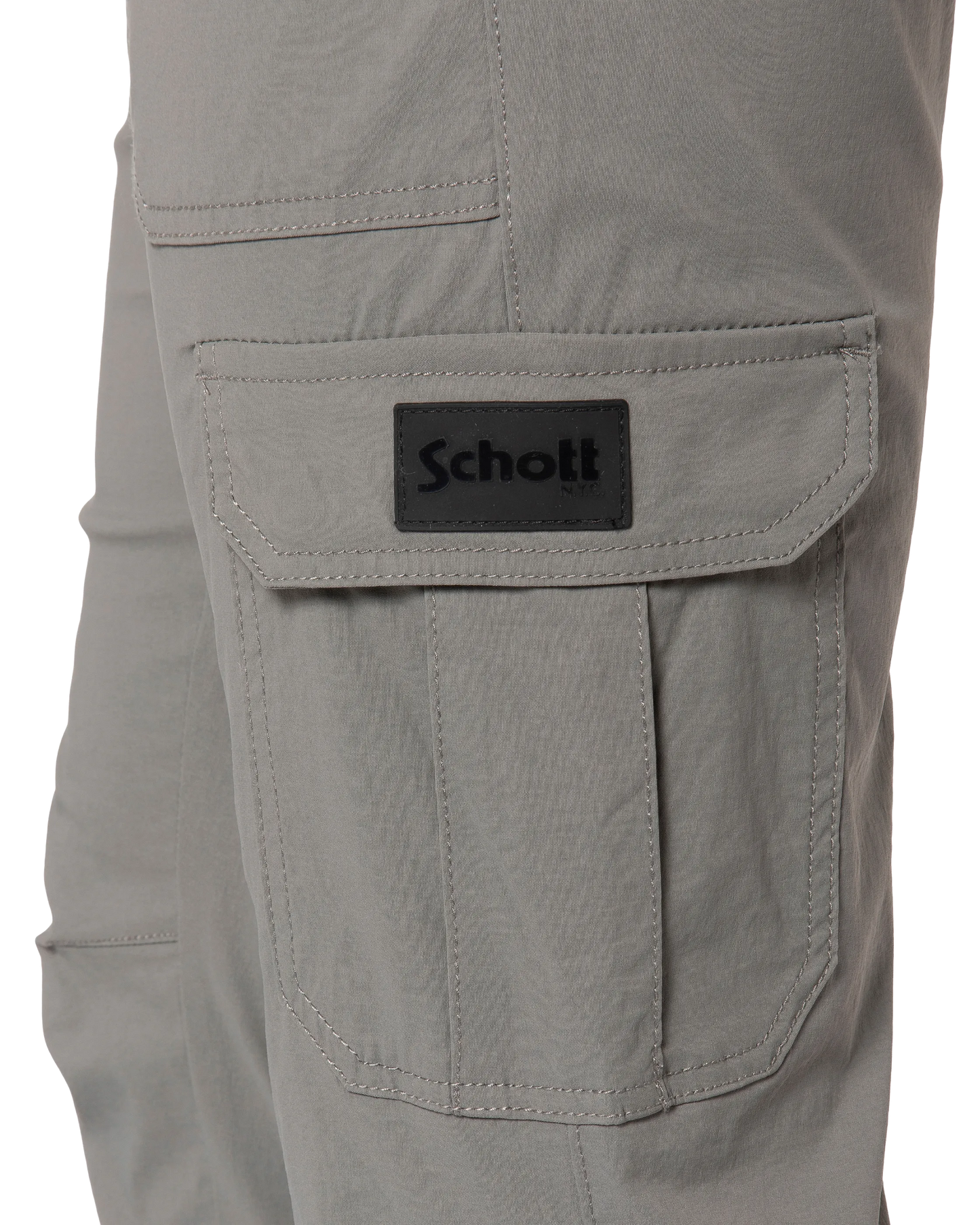 Charcoal cargo jogger pants