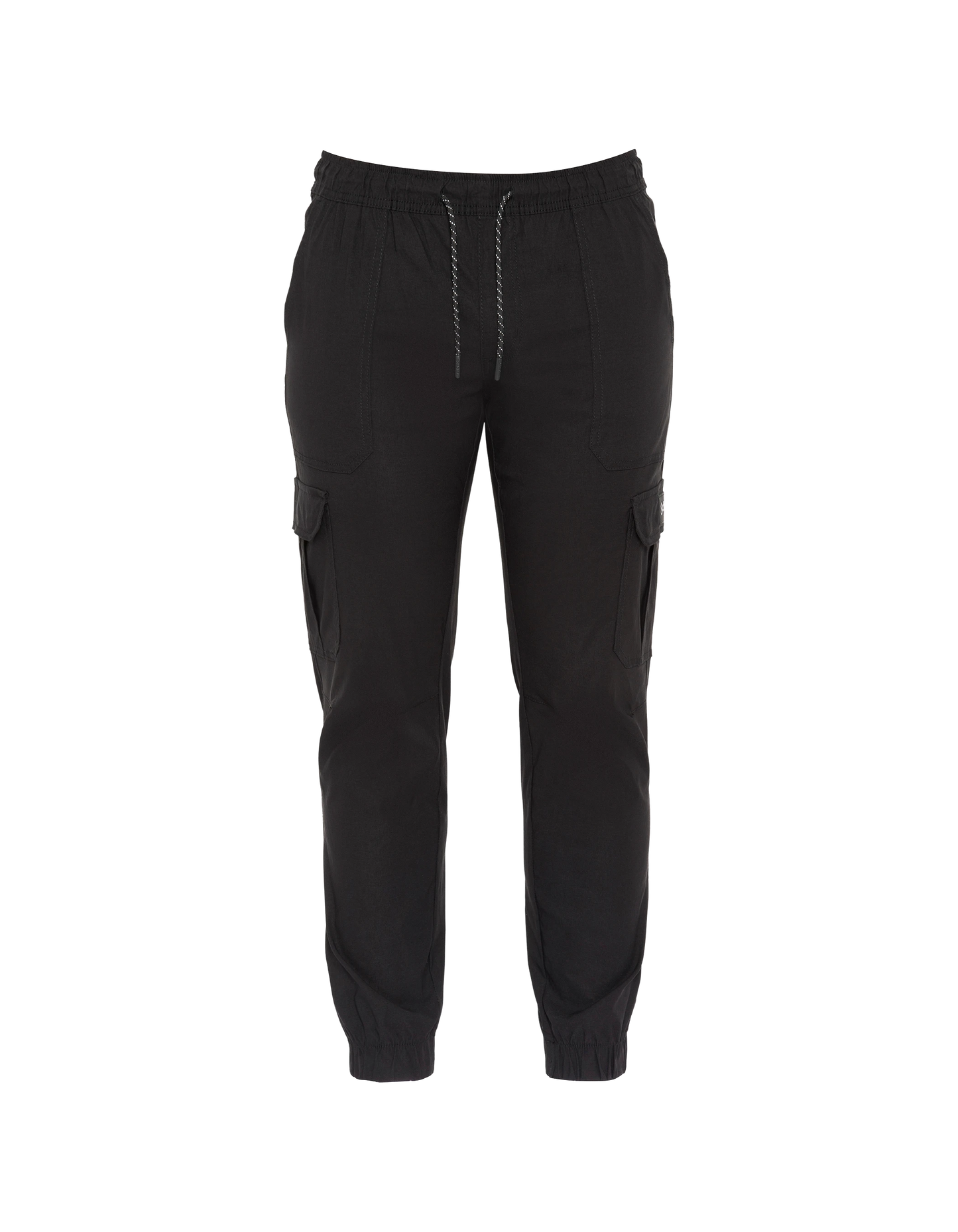 Black cargo jogger pants