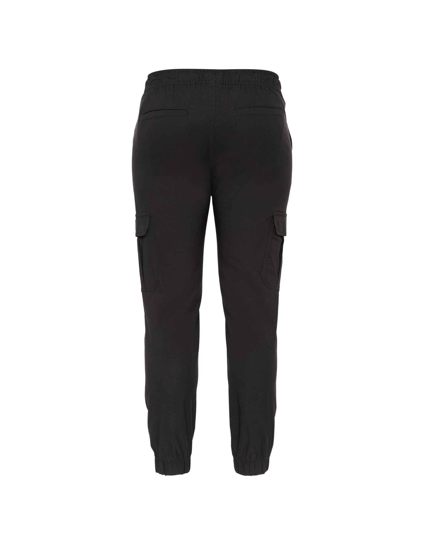 Black cargo jogger pants