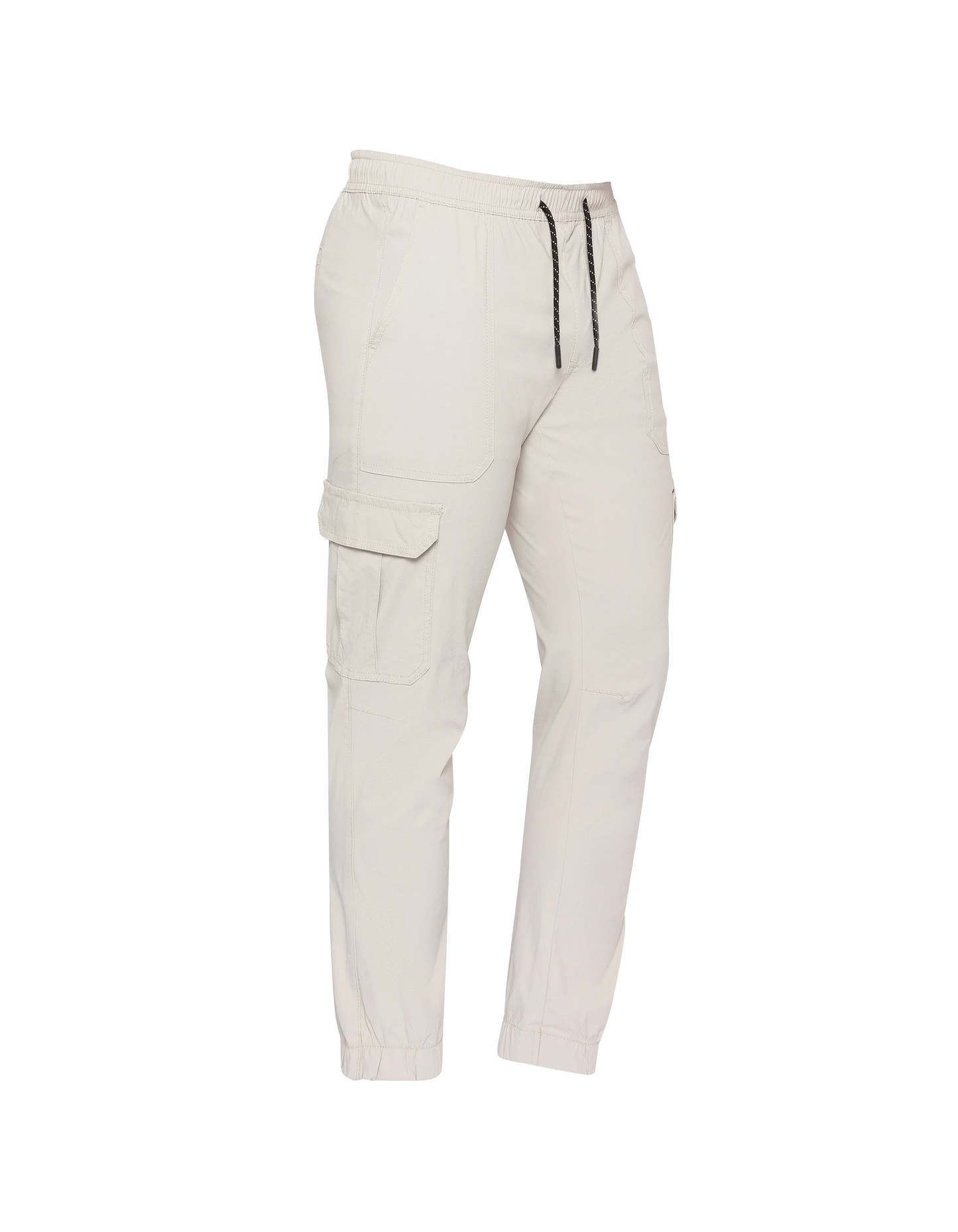 Light gray cargo jogger pants