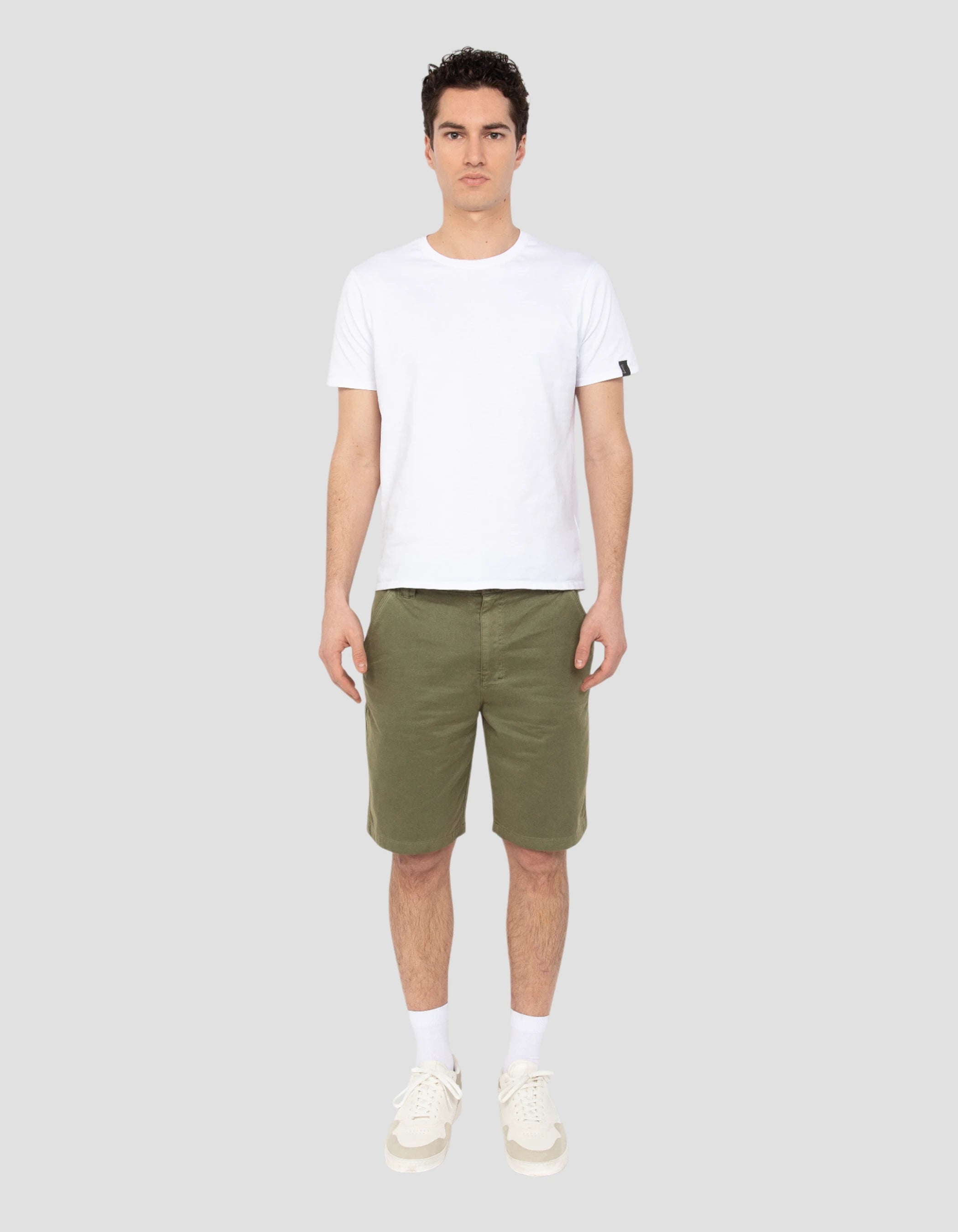 Shorts dell'esercito kaki-4