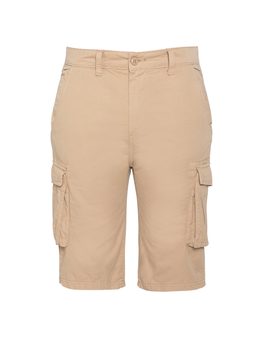 Pantaloncini cargo beige multipoche