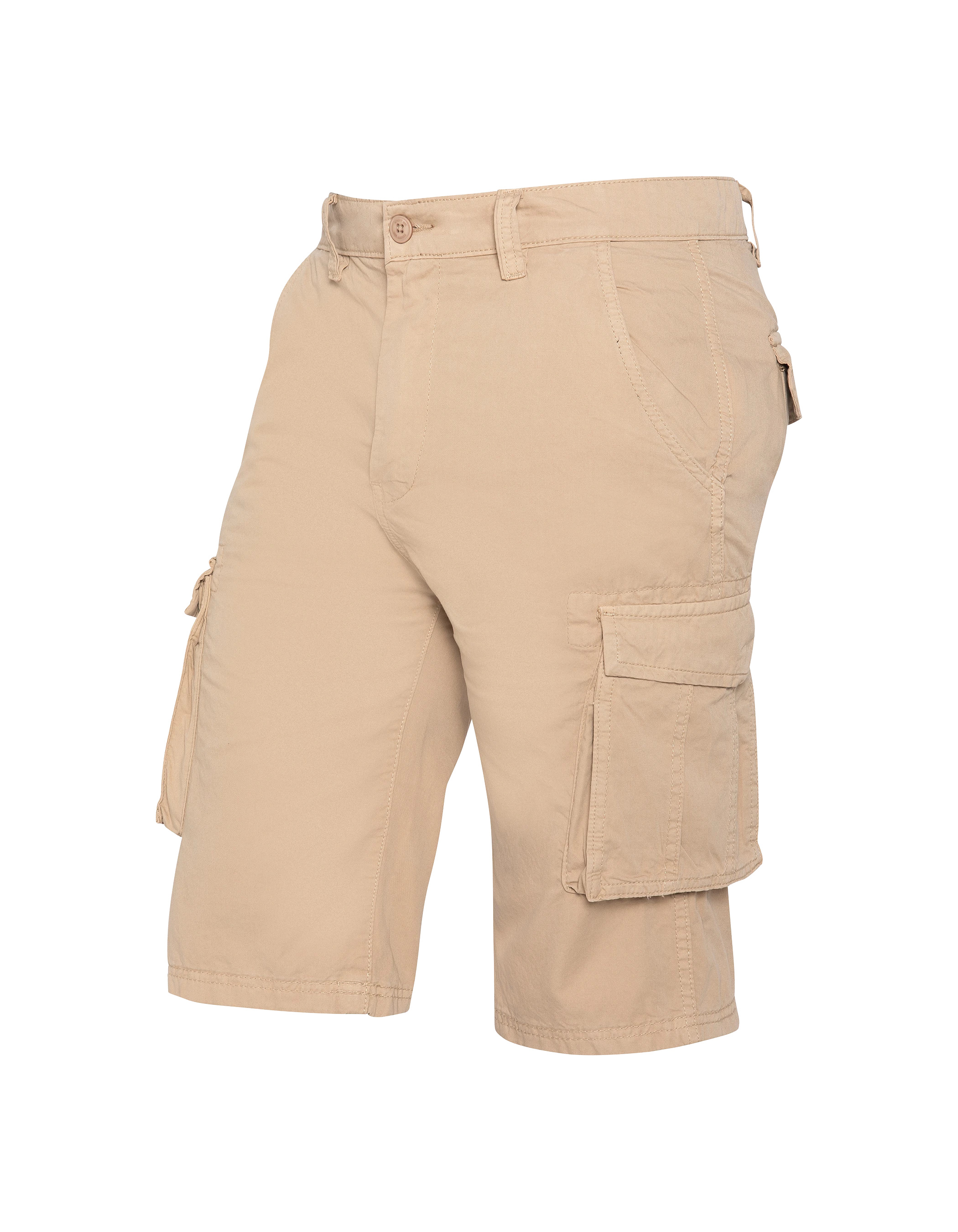 Short cargo beige multipoches-4