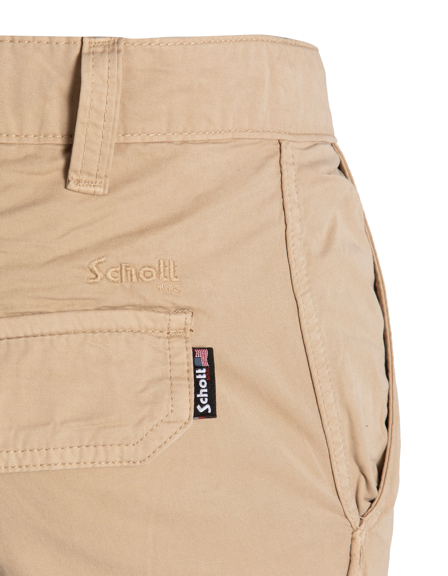 Short cargo beige multipoches