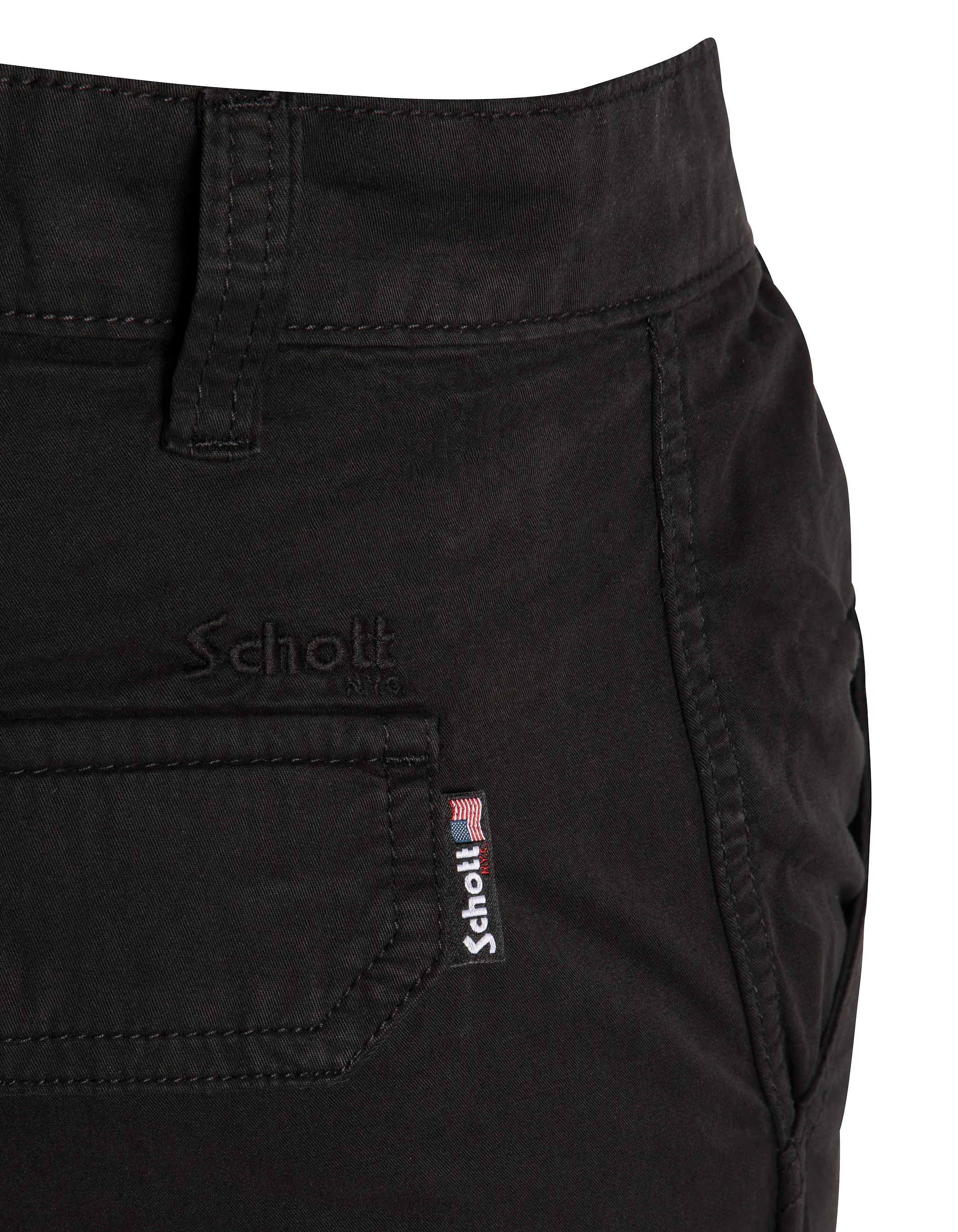 Short cargo noir multipoches-5