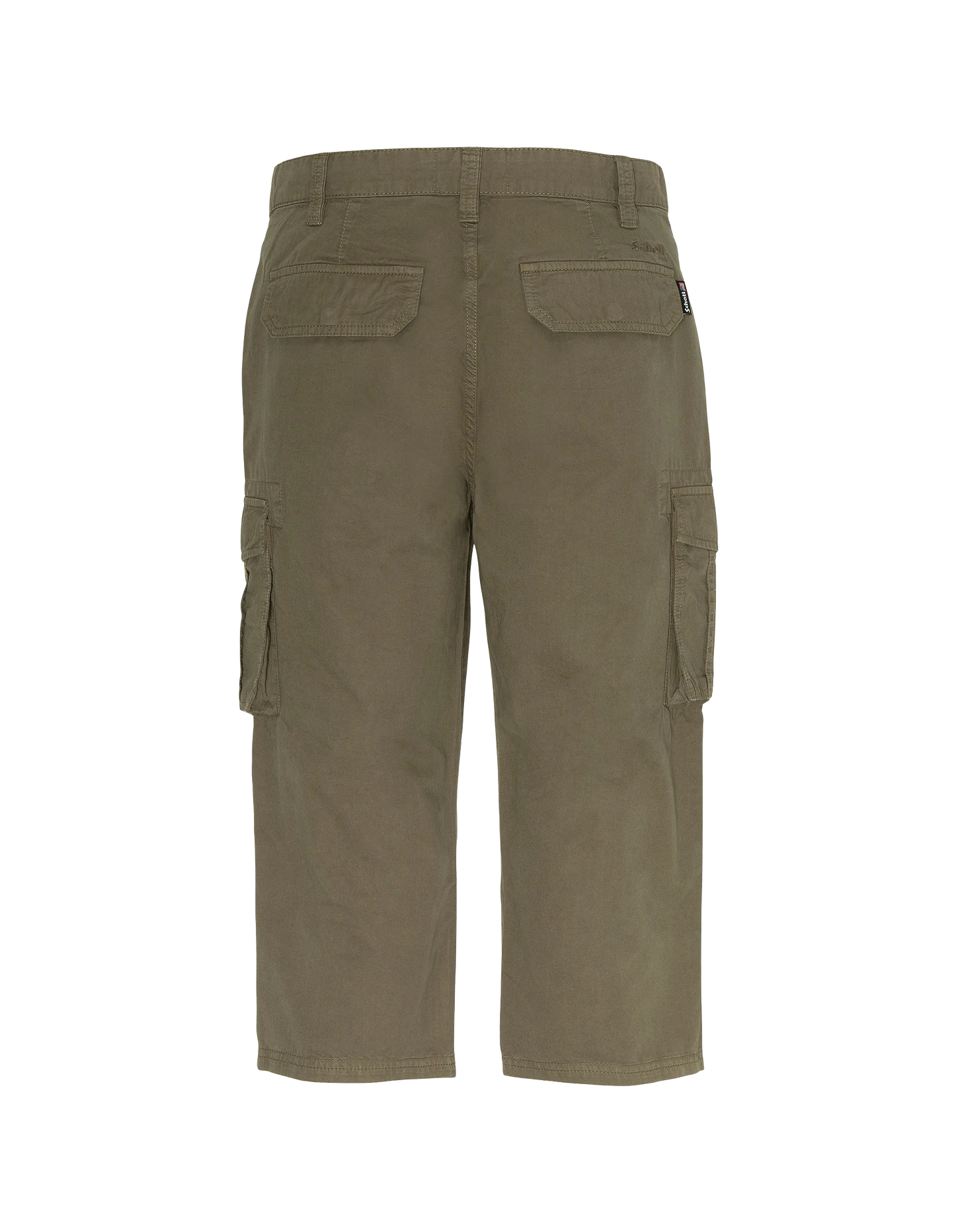 Cargo multipoche kaki pantacourt