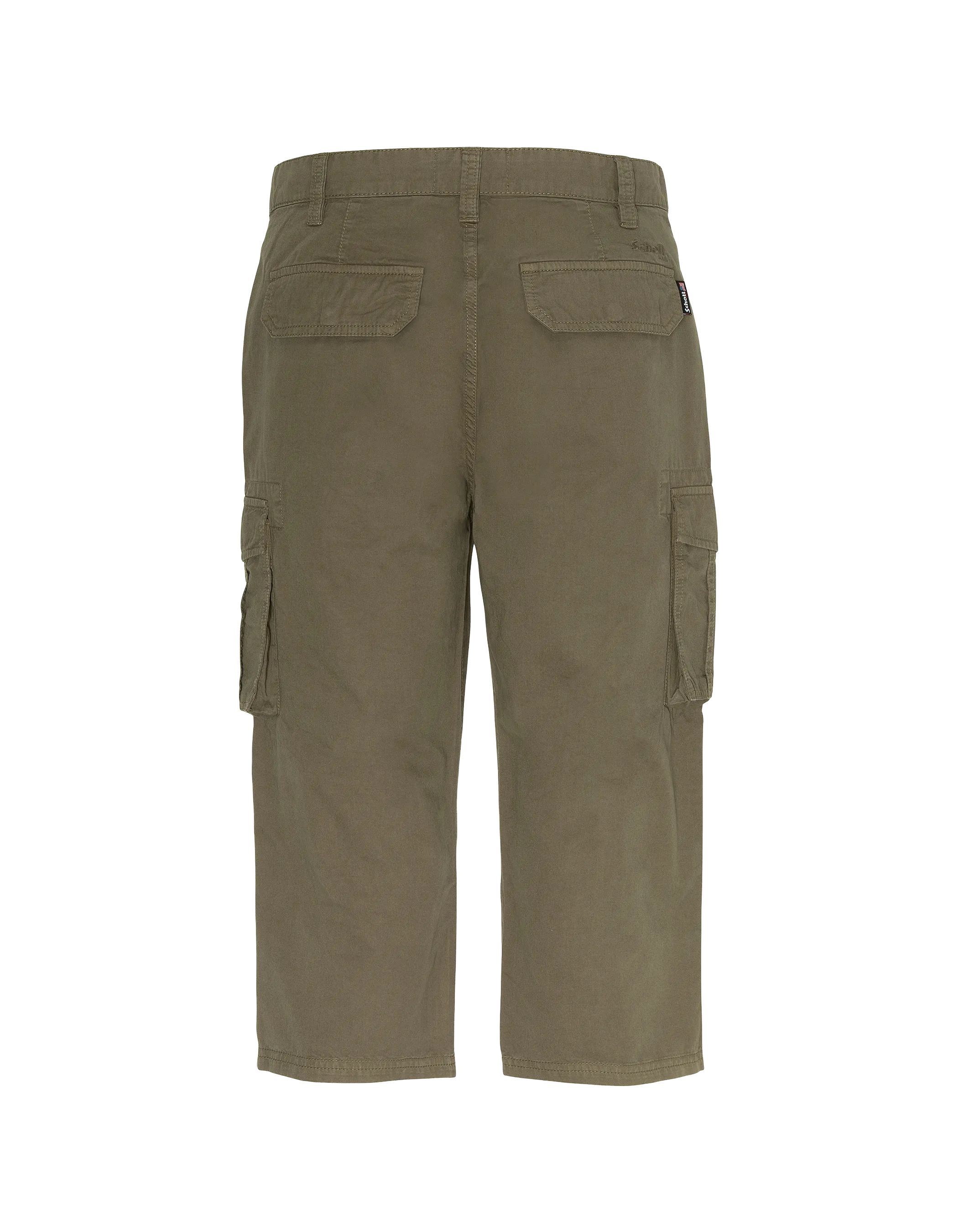 Cargo multipoche kaki pantacourt-2
