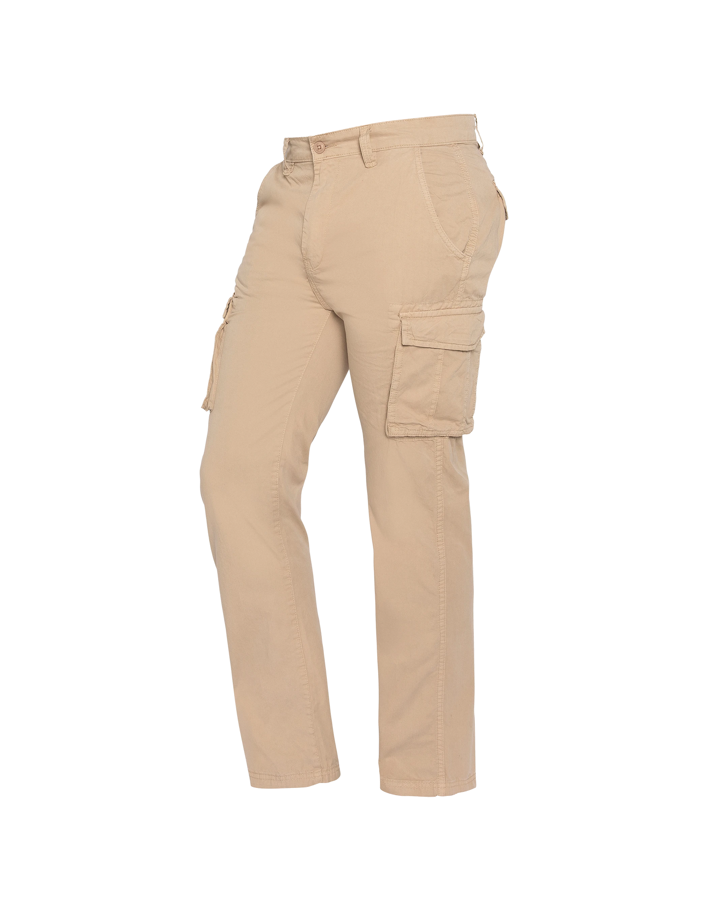 Multipoche beige cargo pants