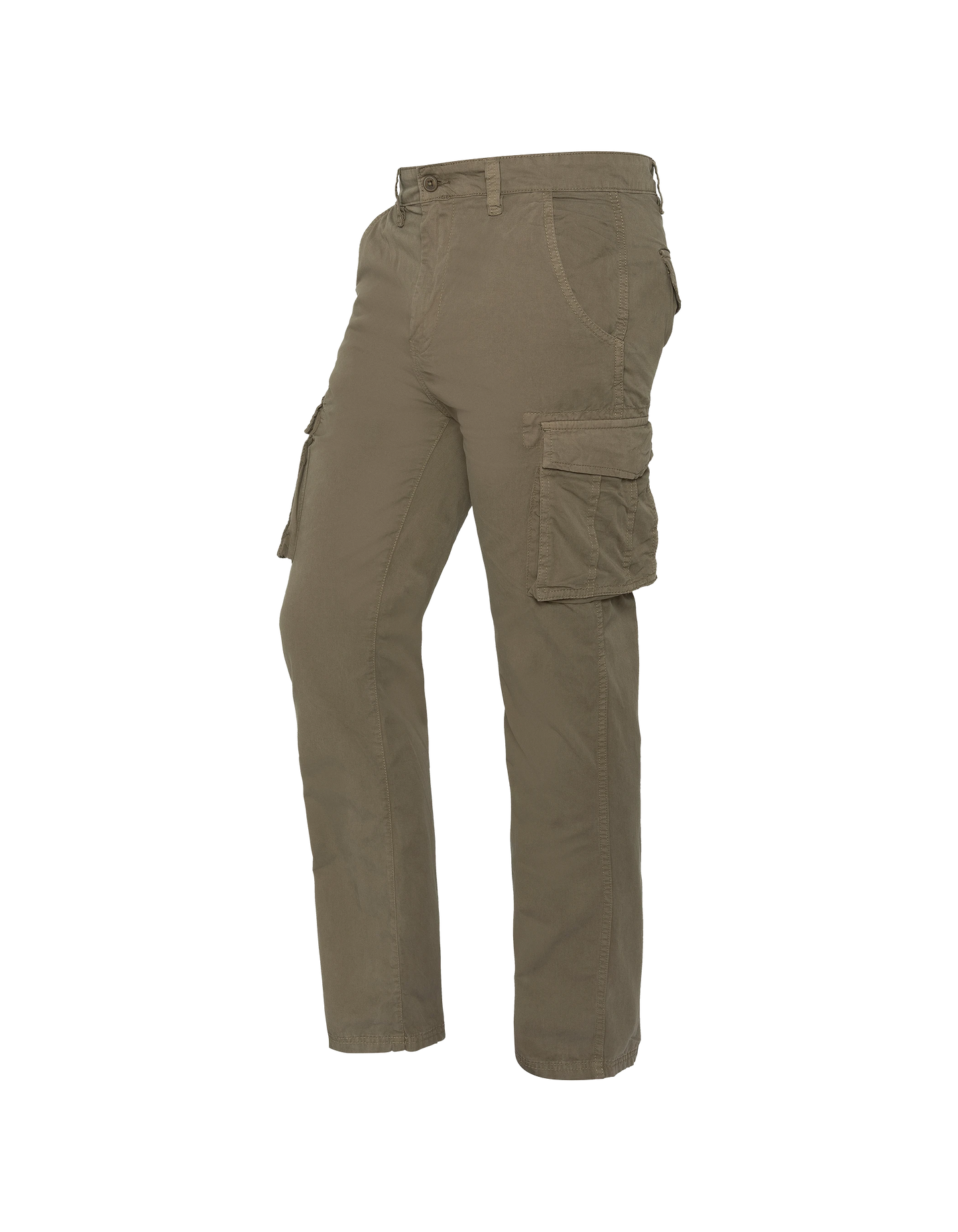 Multipoche khaki cargo pants