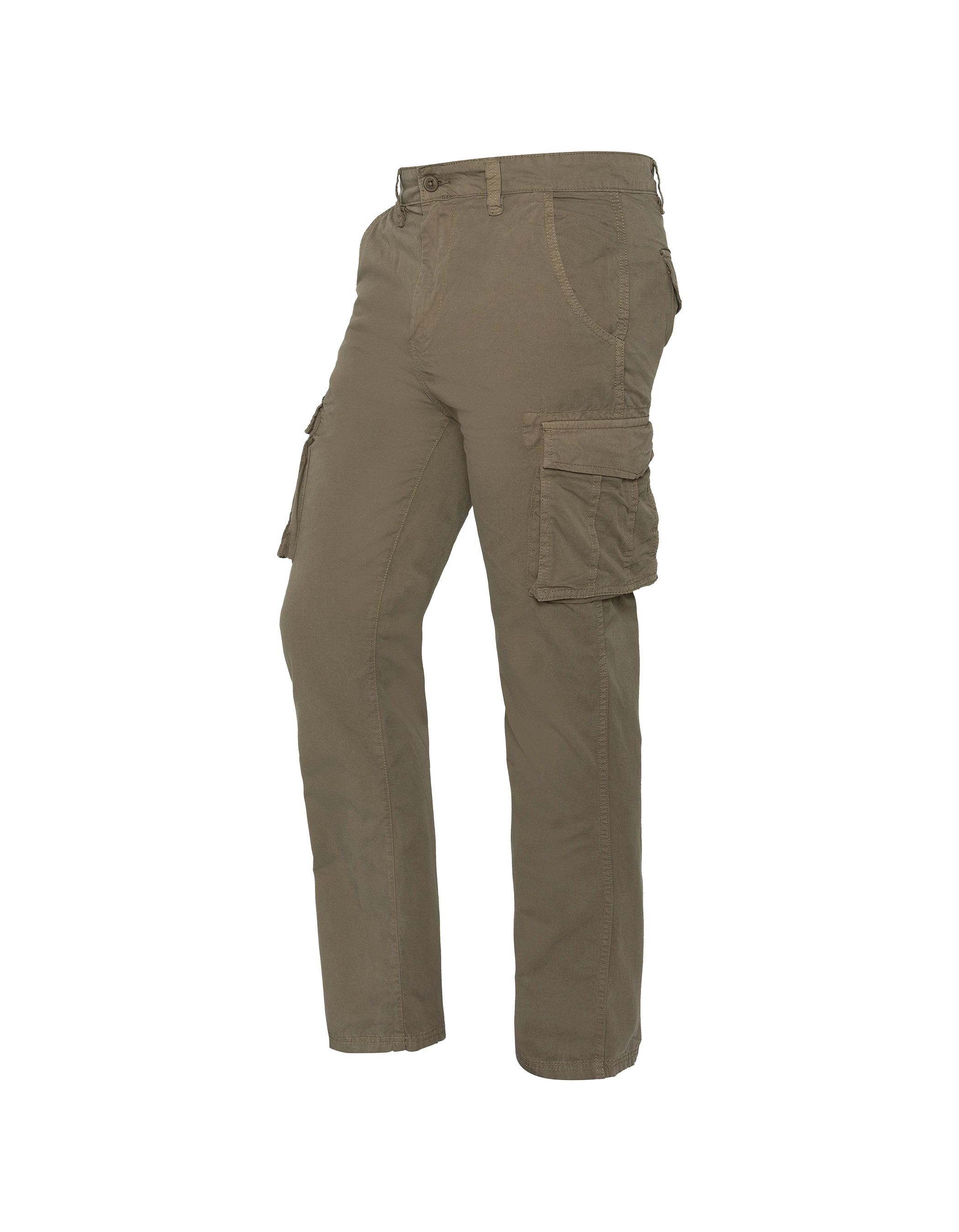 Multipoche khaki cargo pants-4