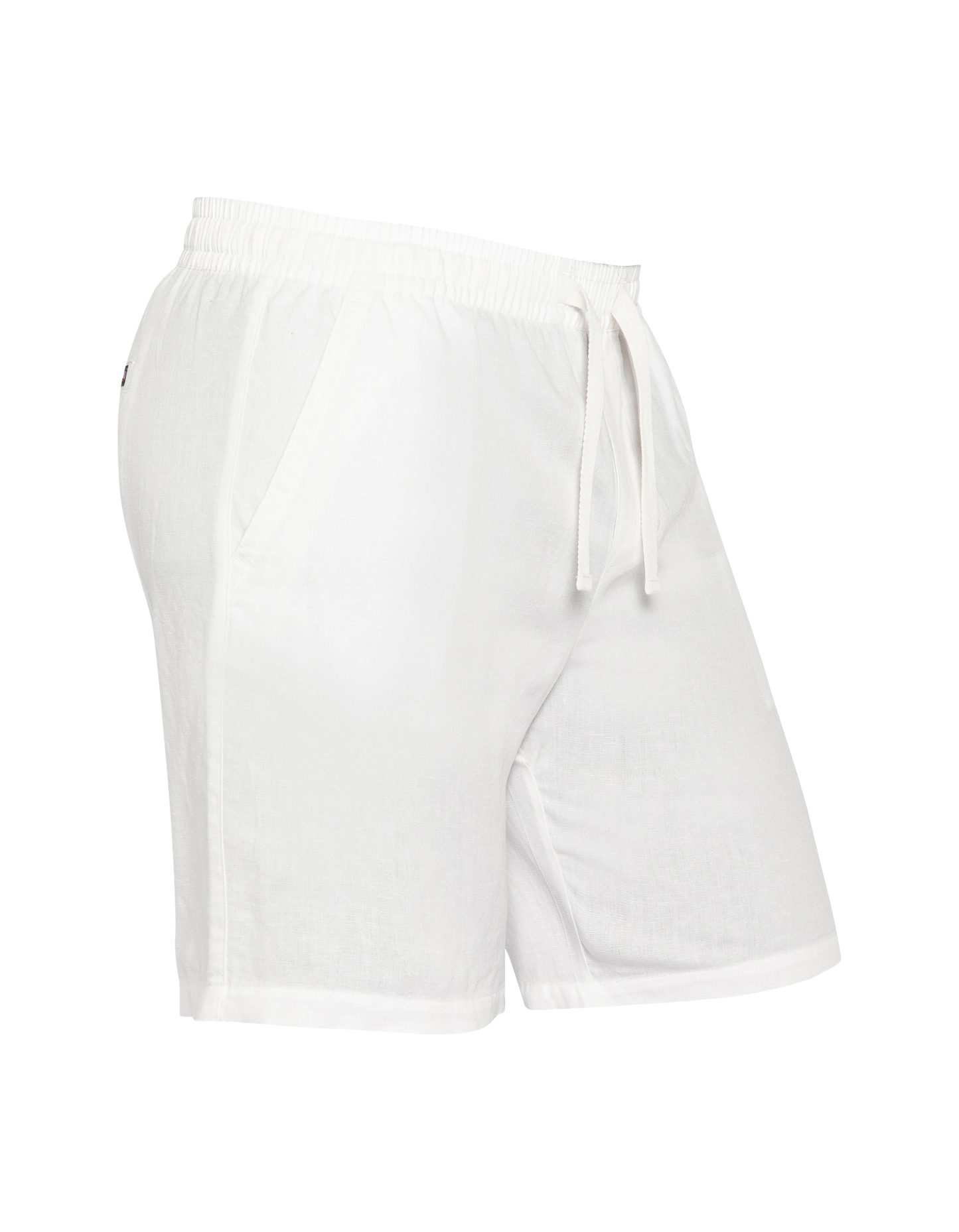 Weiße Shorts aus Leinenmischung