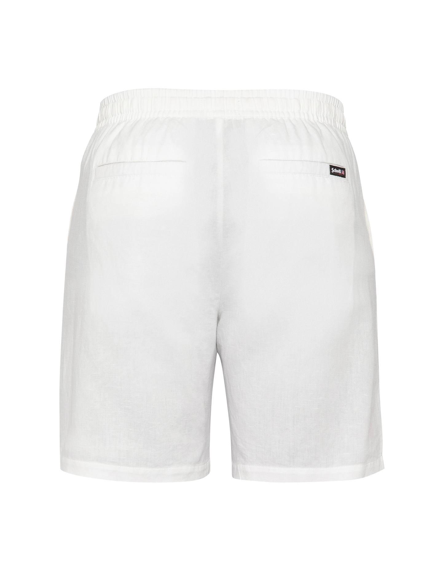 Weiße Shorts aus Leinenmischung