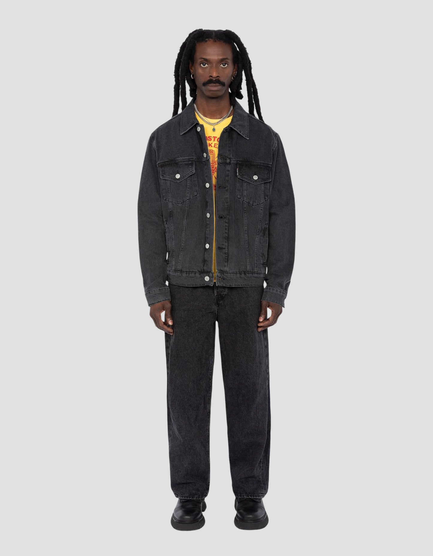 Chaqueta de camión gris