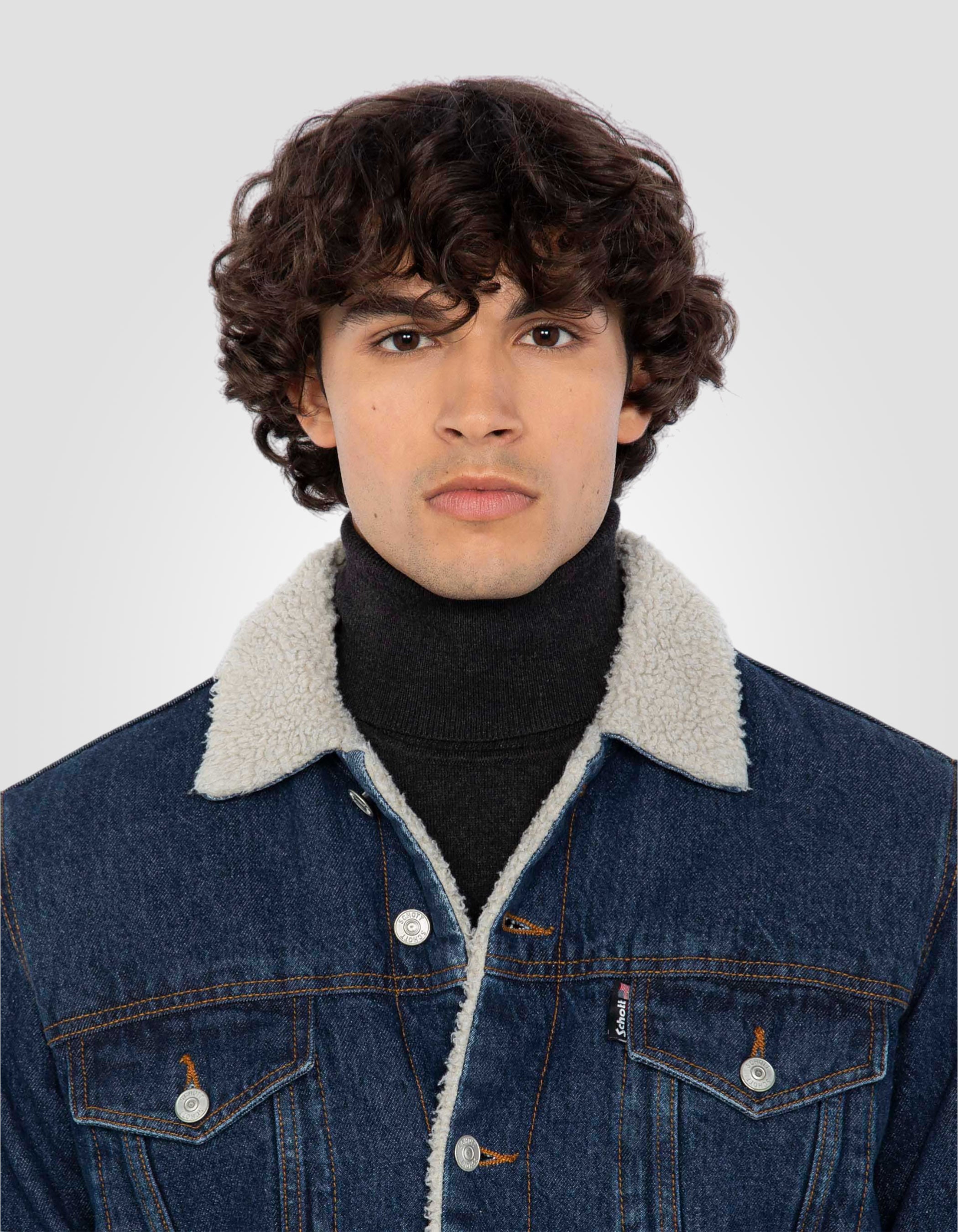 Blue Trucker jacket-5