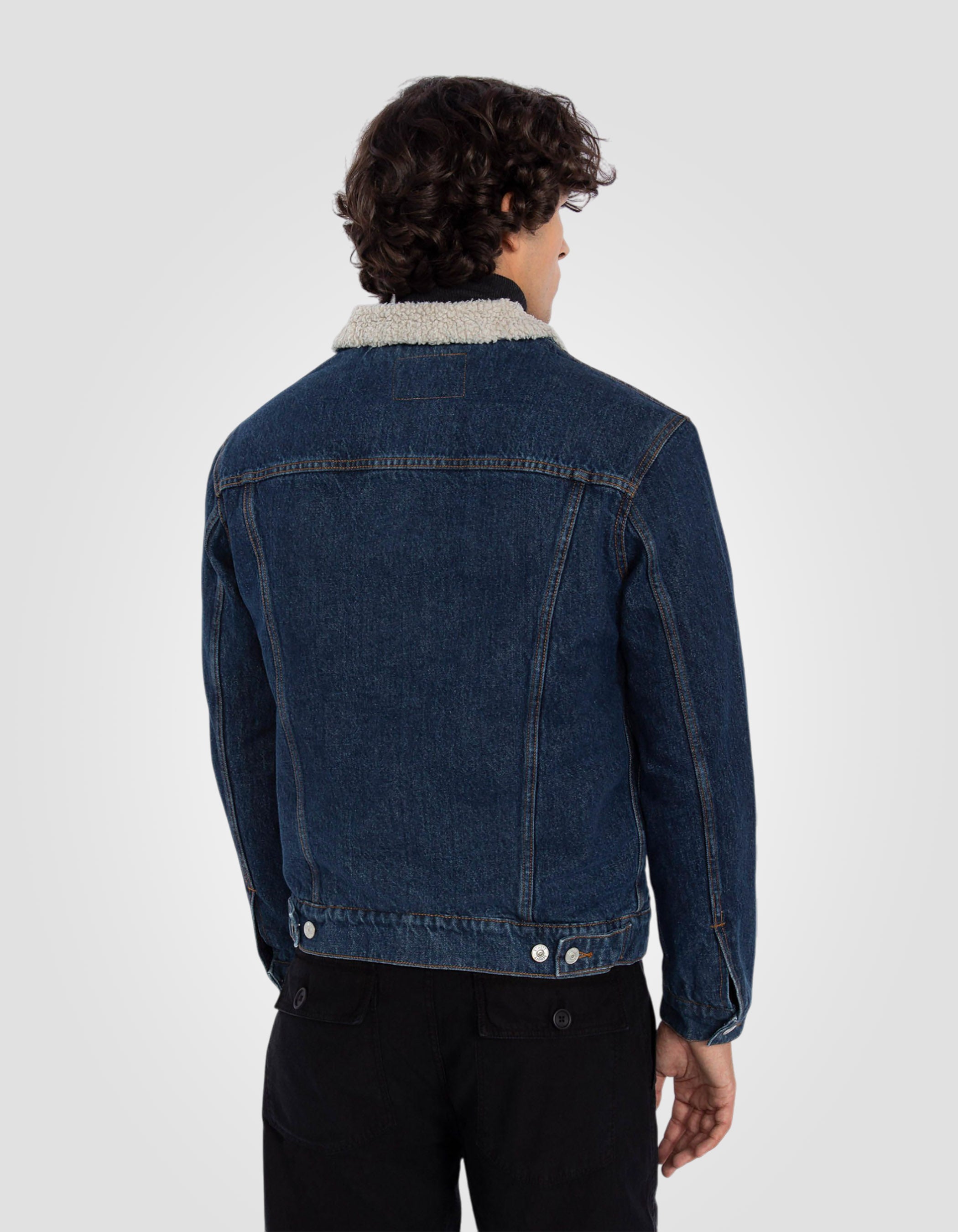 Blue Trucker jacket-6