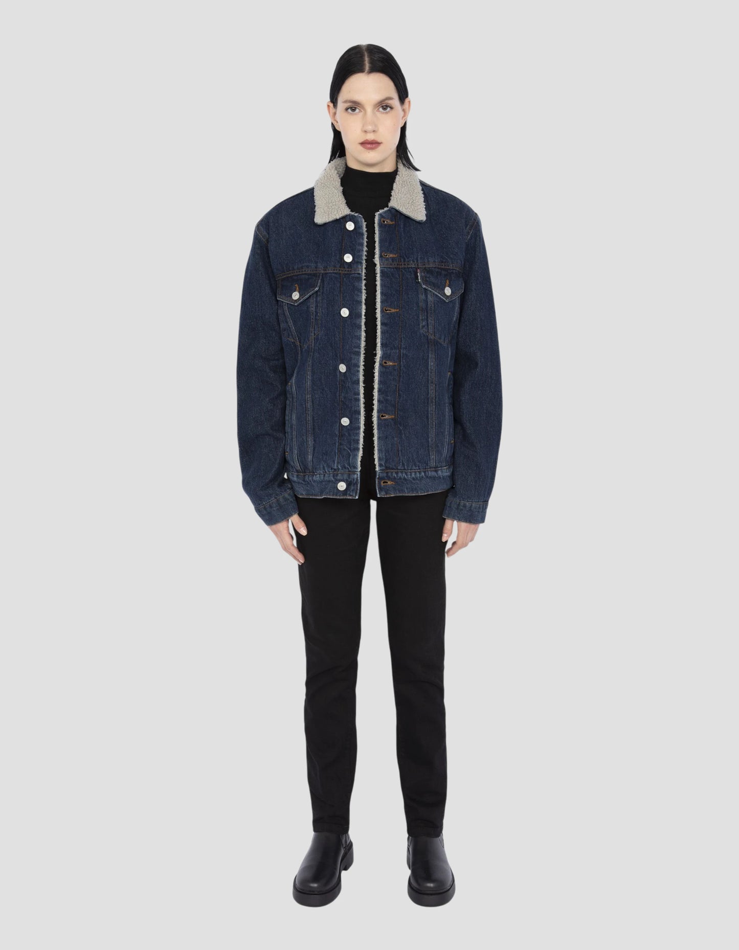 Giacca blu camionista