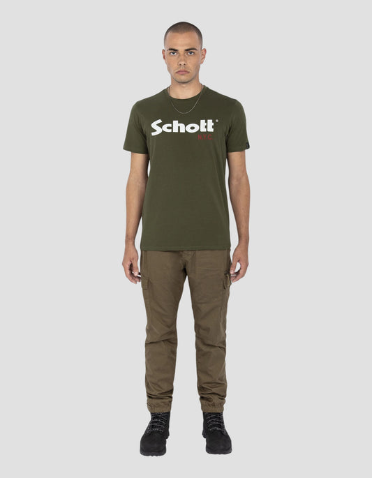 Pack of 2 logo khaki and burgundy t-shirts