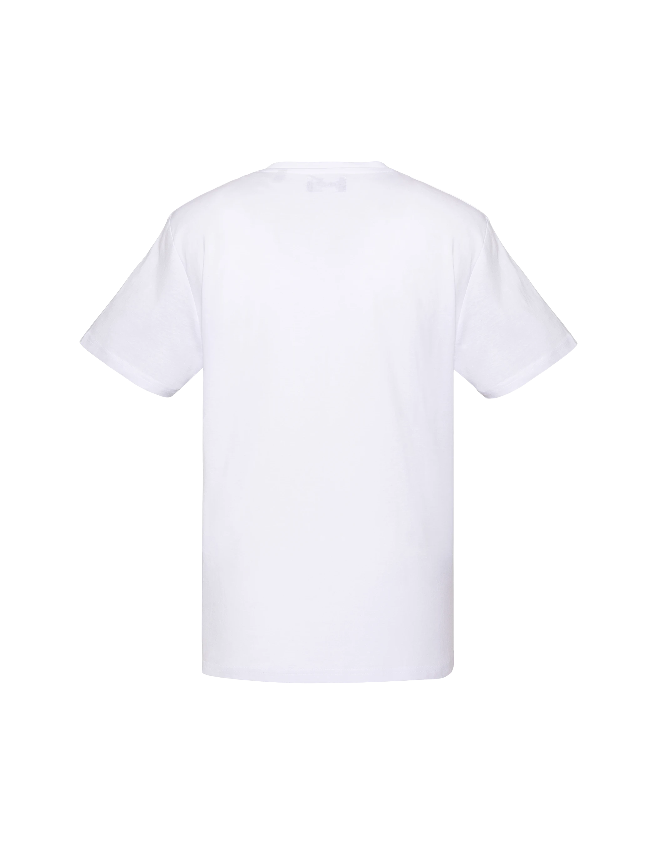 Weißes T-Shirt mit Vintage-Motorrad-Logo-Aufdruck-2