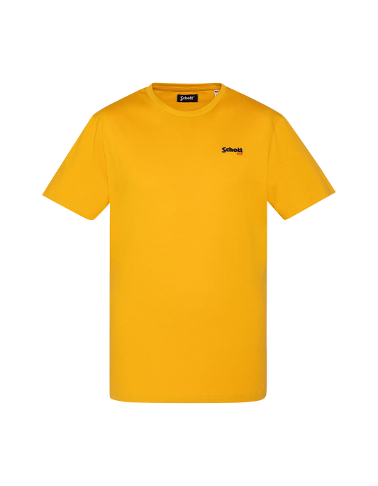 T-shirt ricamato dorato