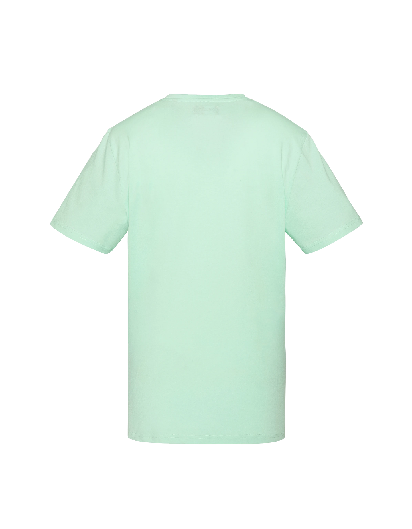 Pastellgrünes besticktes T-Shirt