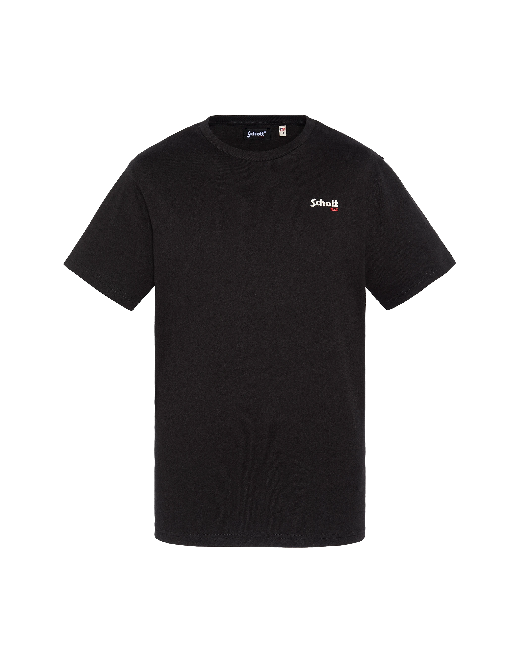 Maglietta nera ricamata per bambini-1