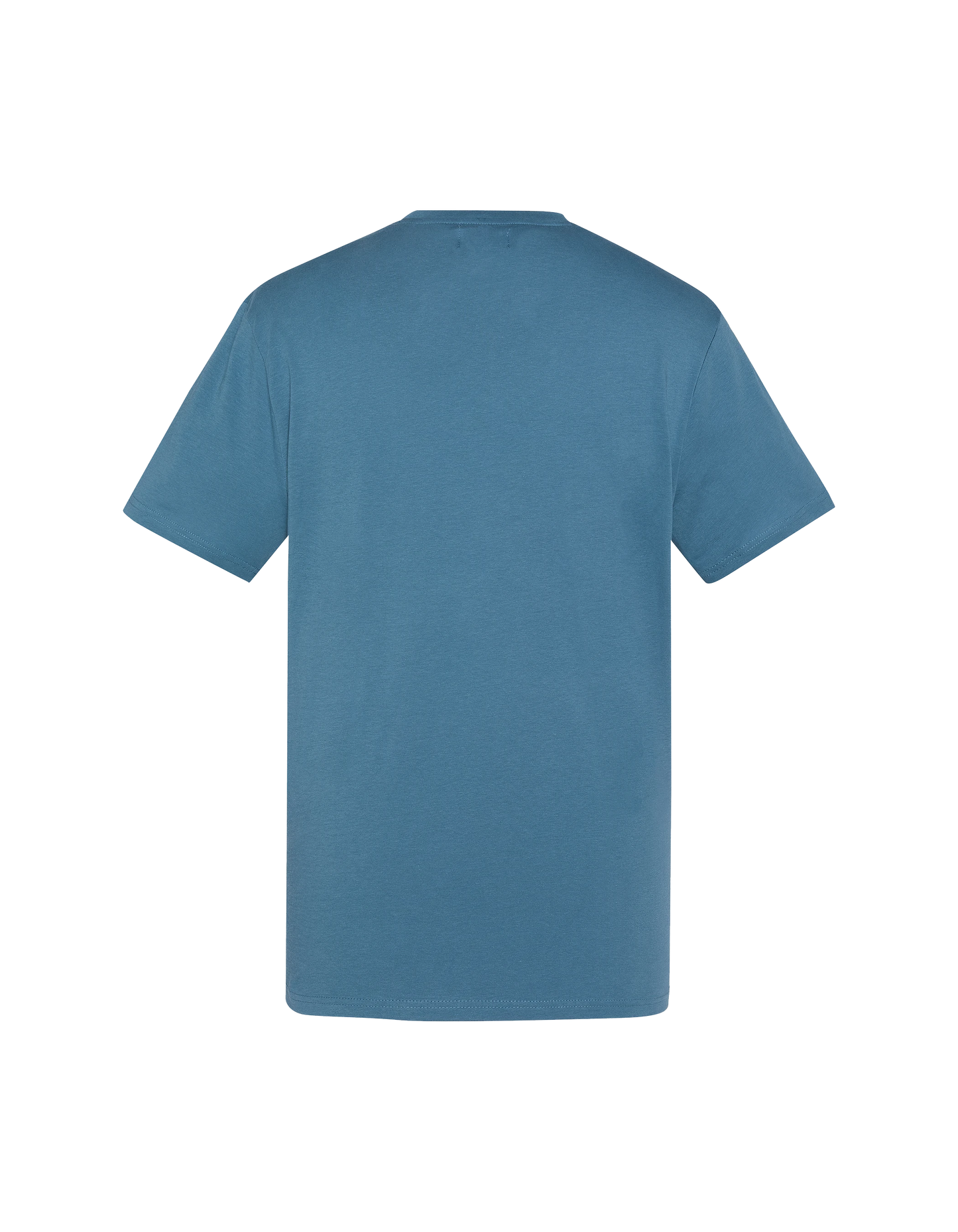 Camiseta azul bordada para niños