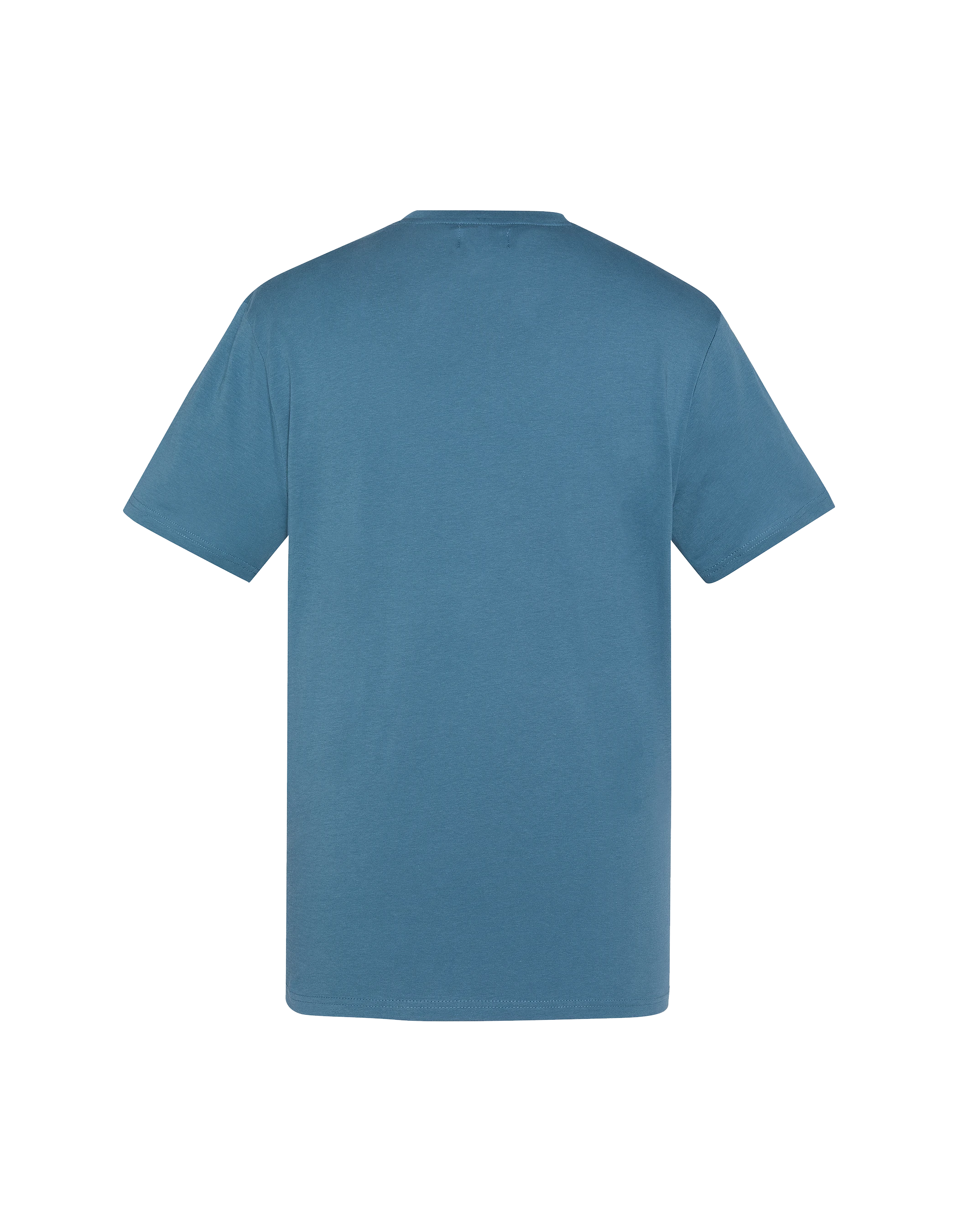 Camiseta azul bordada para niños-2