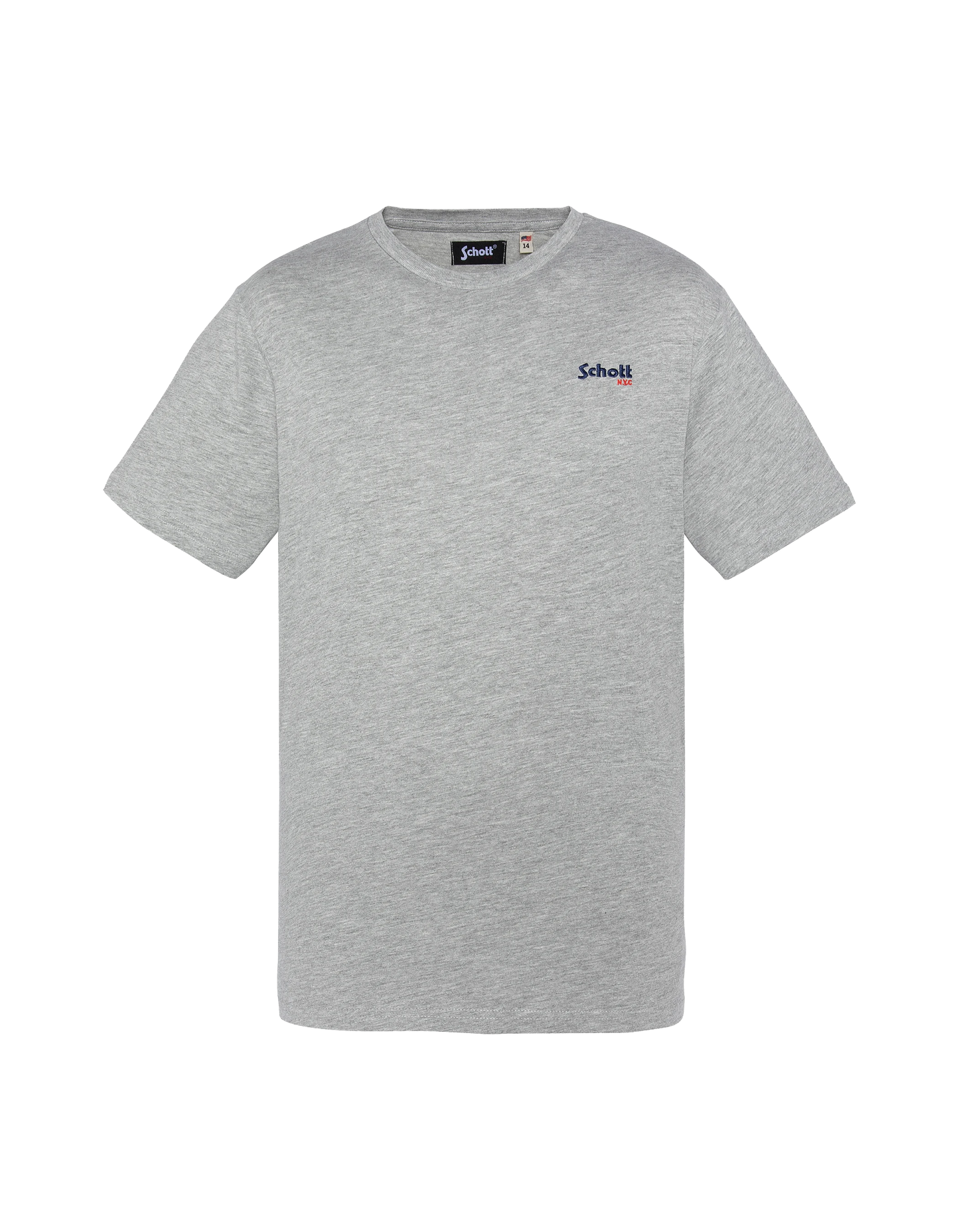 Maglietta grigia ricamata per bambini