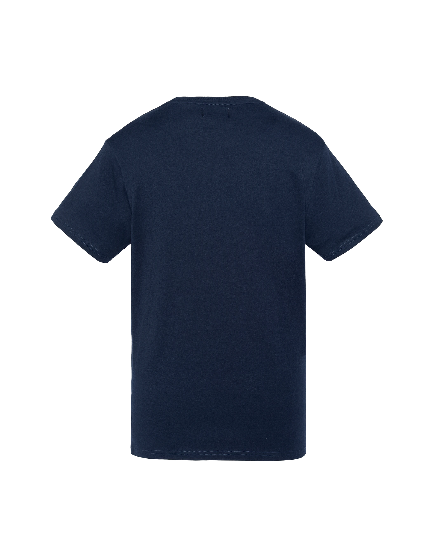 T-shirt blu scuro ricamato per bambini
