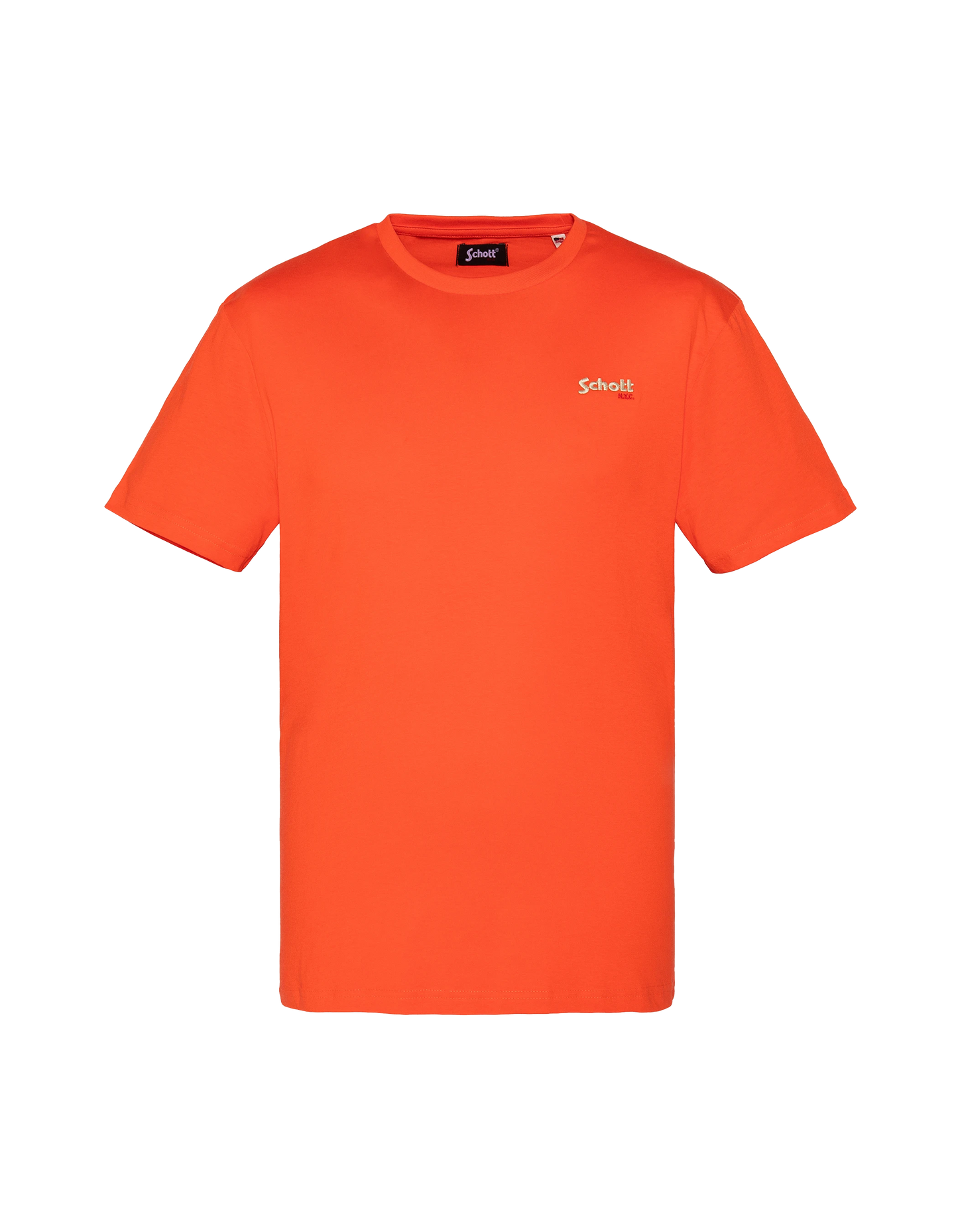 T-shirt arancione ricamato per bambini