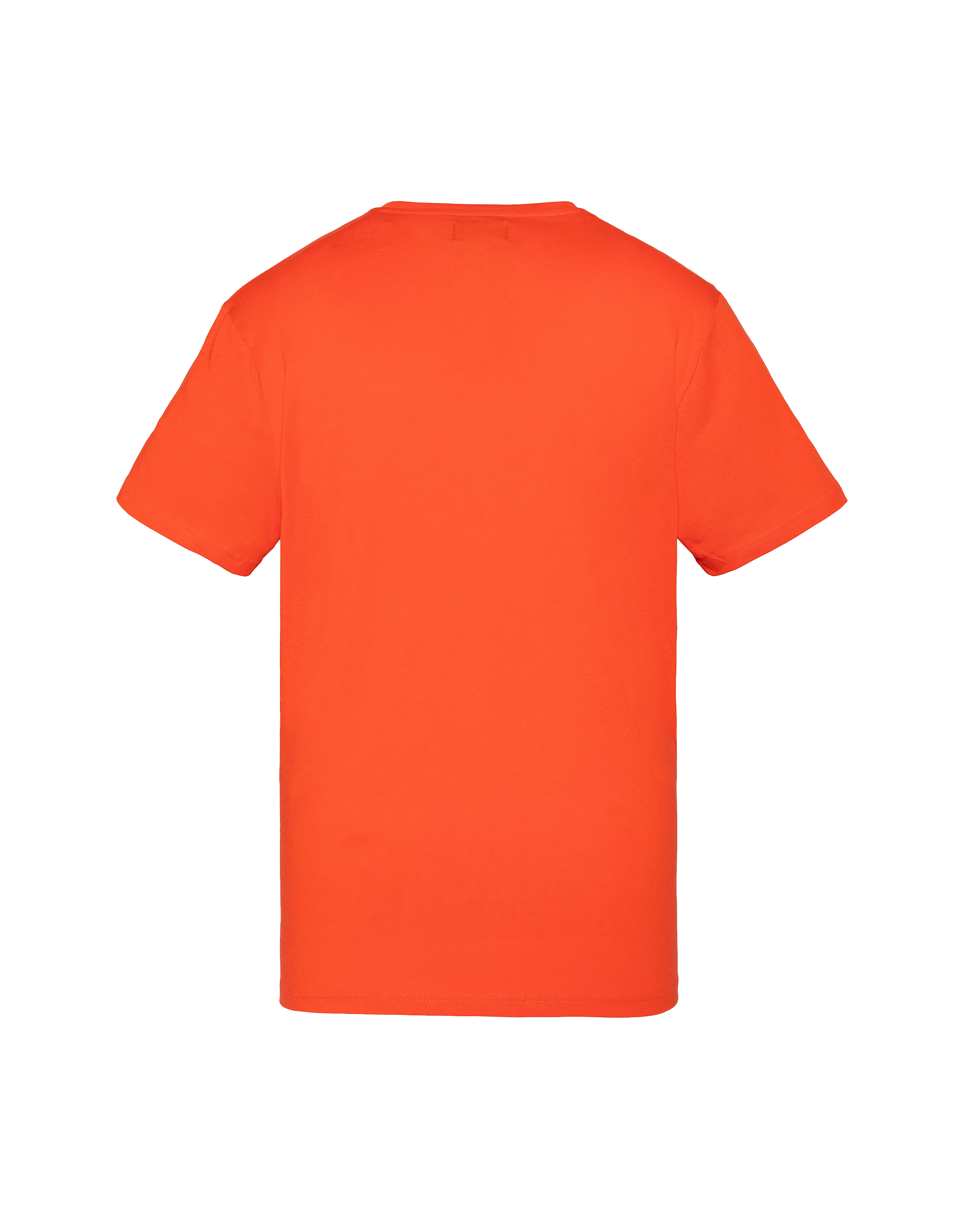 T-shirt arancione ricamato per bambini-2