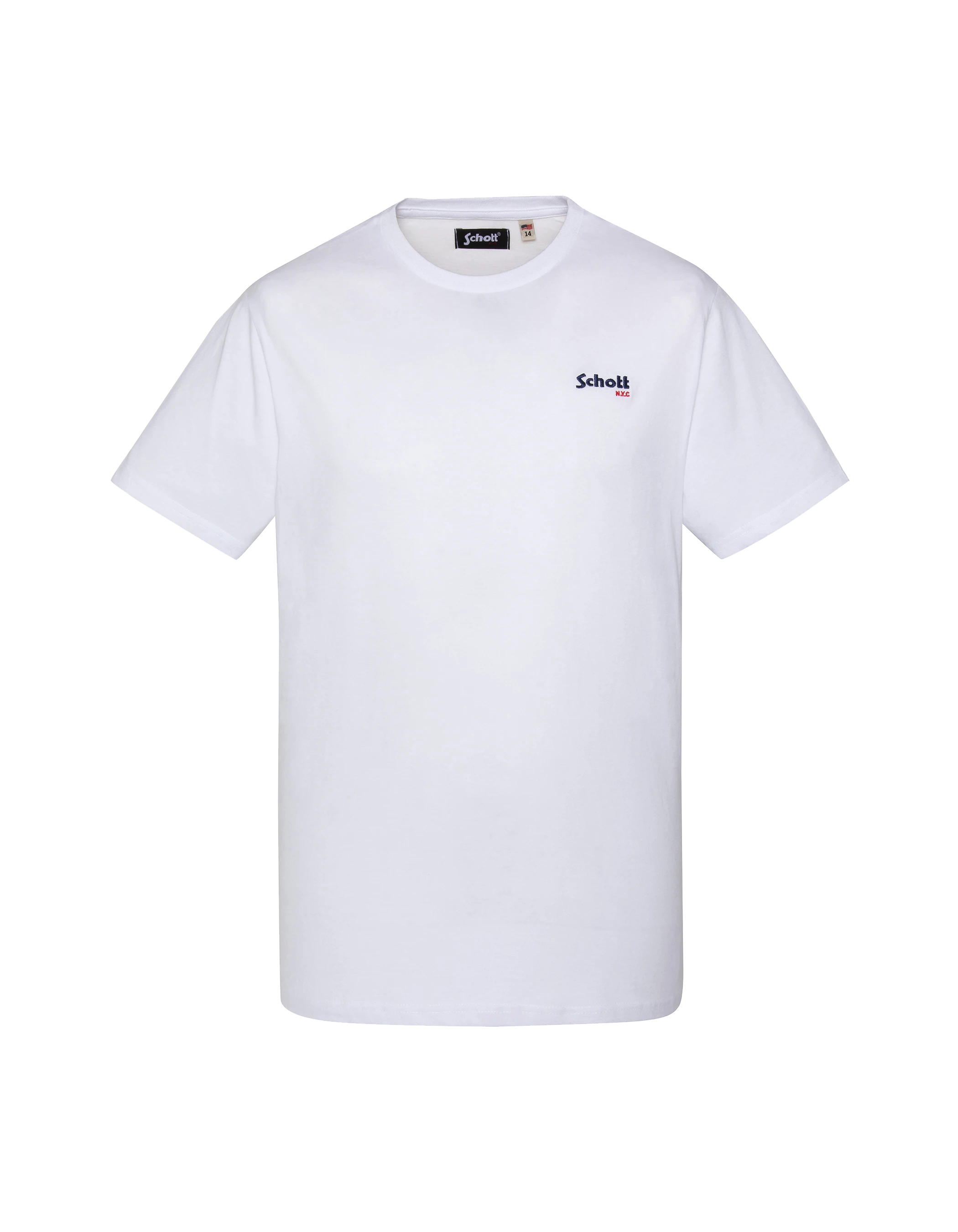 Maglietta bianca ricamata per bambini-1