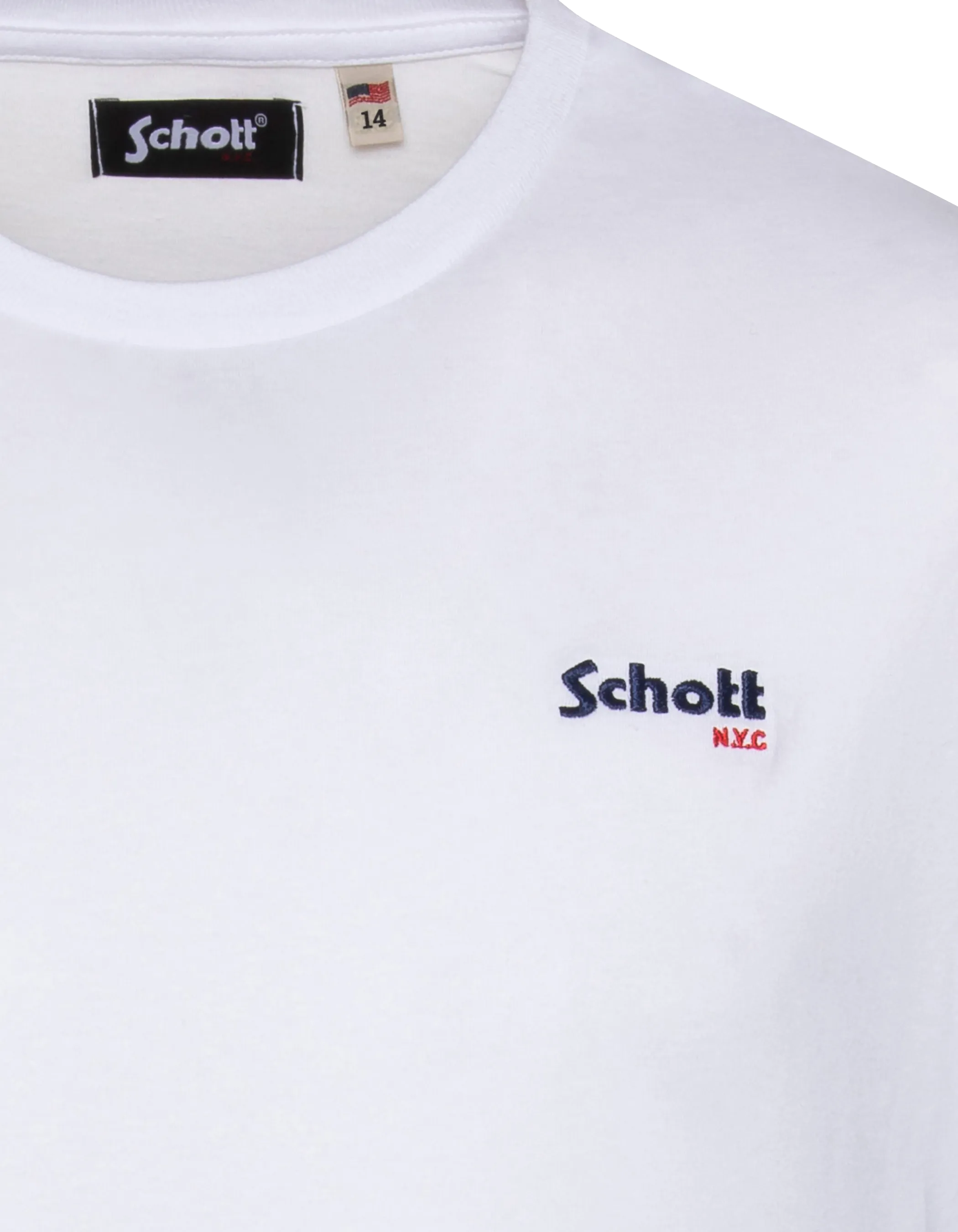 Maglietta bianca ricamata per bambini-3