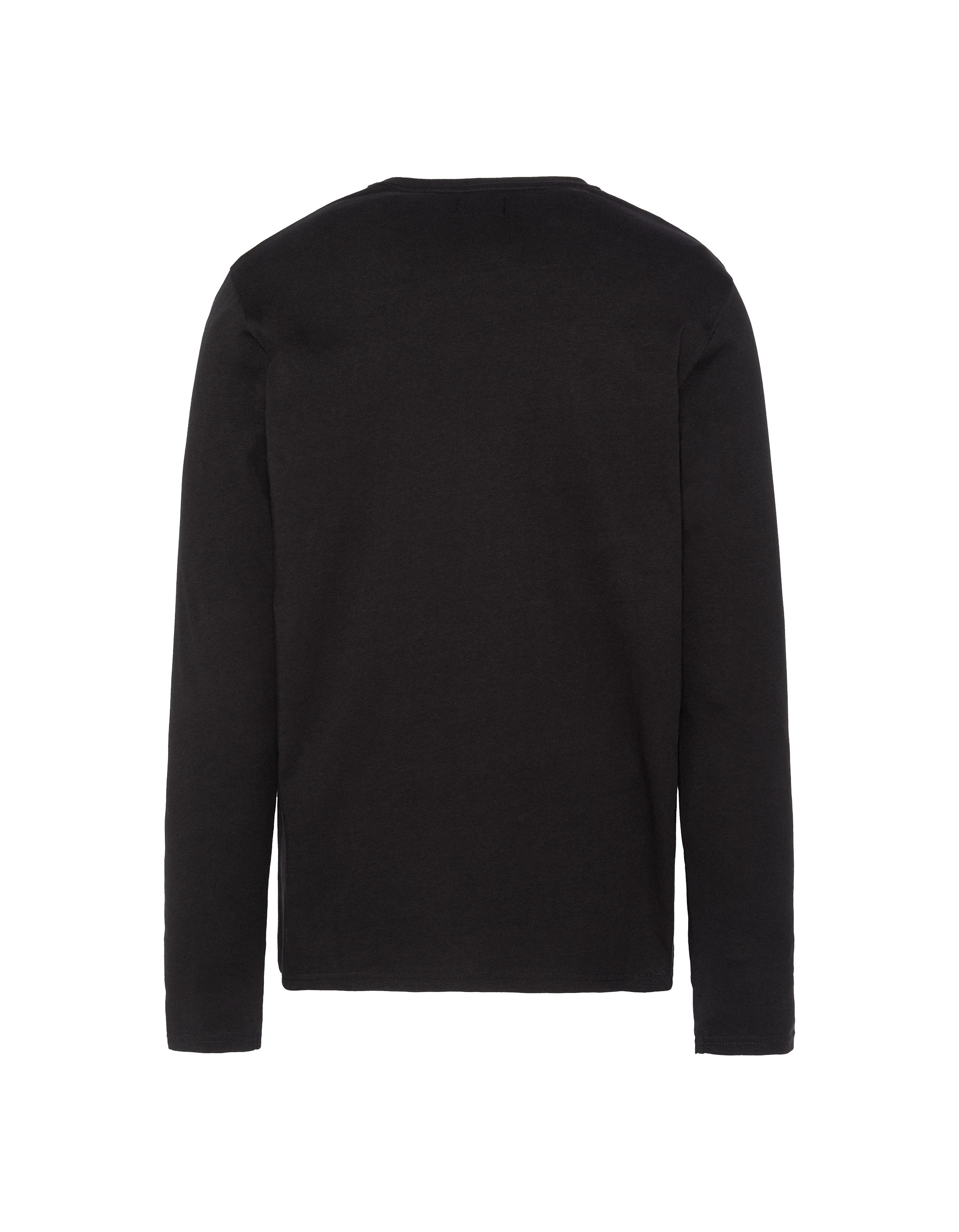 Camiseta Mangas largas Niño bordado negro-2