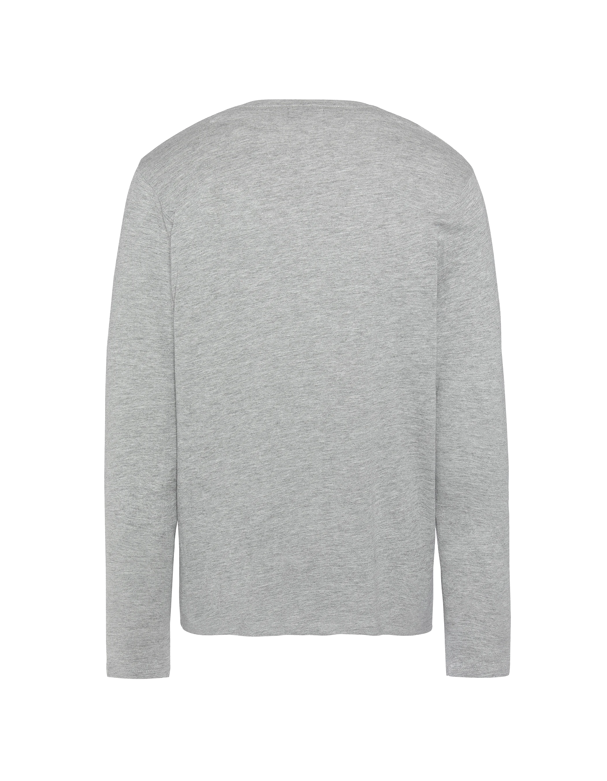 T-Shirt Langarmgrau Kinder Kinder gestickt-2