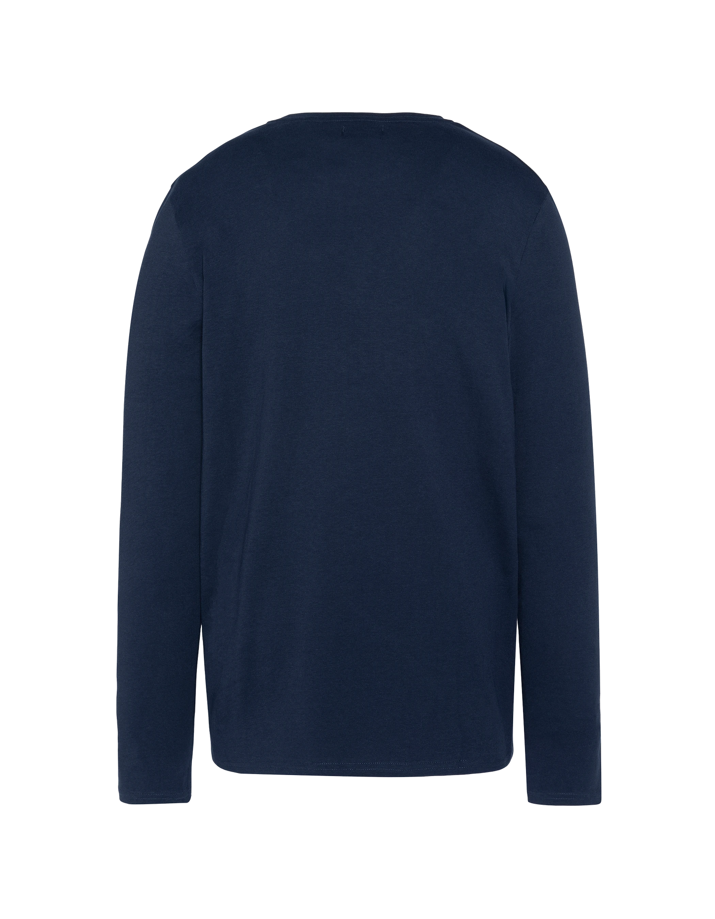 T-Shirt Langarmes Marine gesticktes Kind