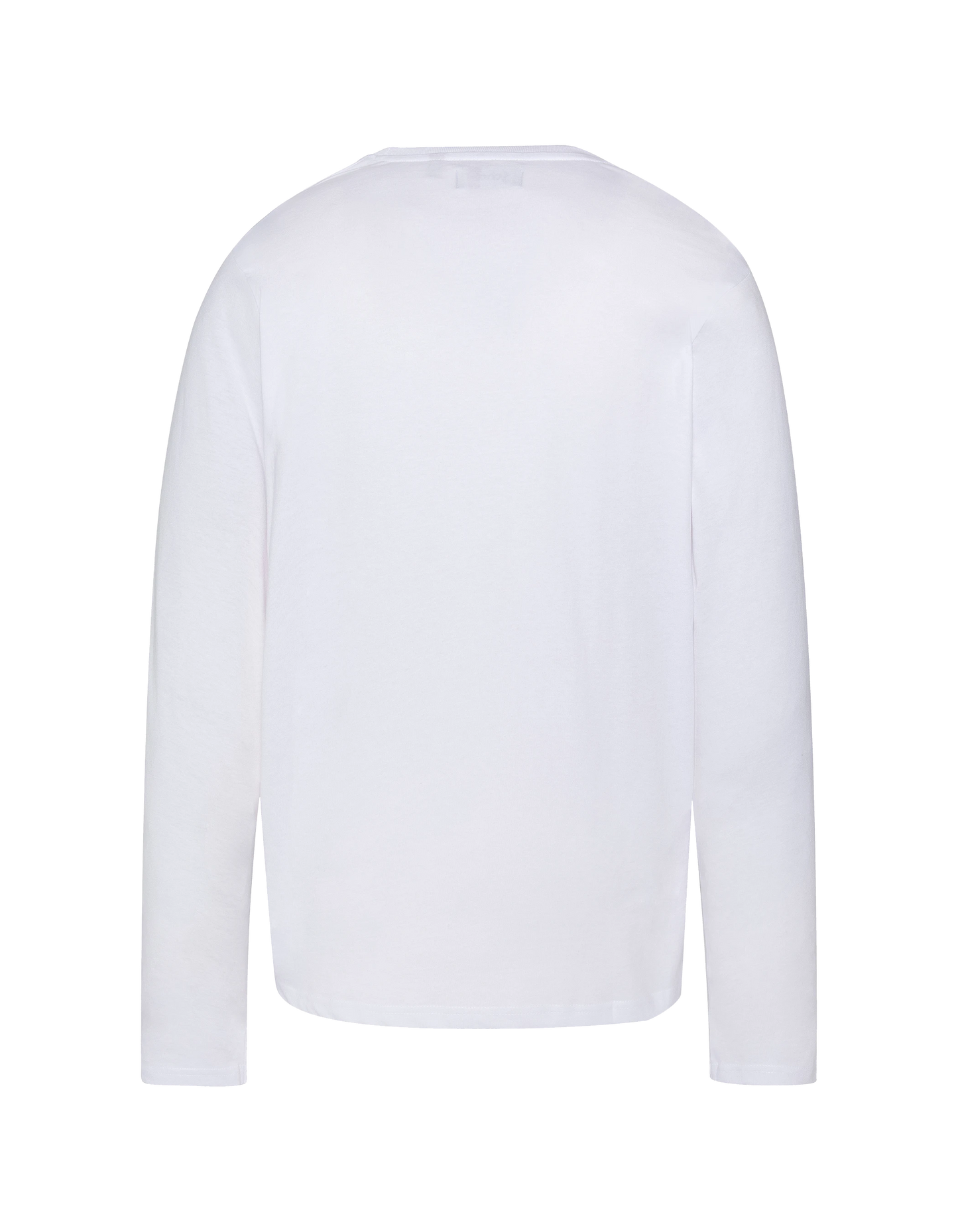 Camiseta de manga larga Niño bordado blanco